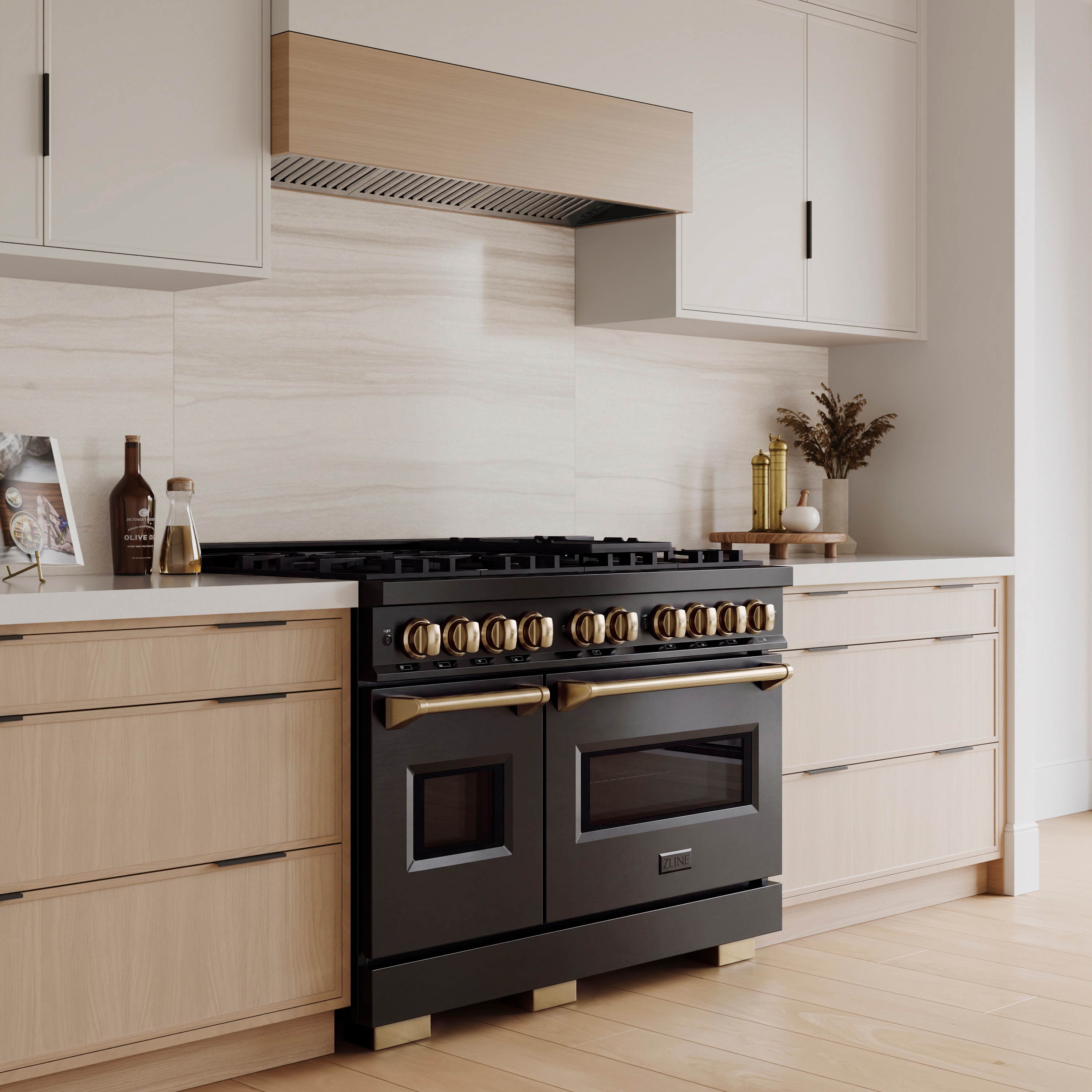 ZLINE KITCHEN & BATH PCGRBZ-48-CB Double-Oven-Gas-Ranges - View #11