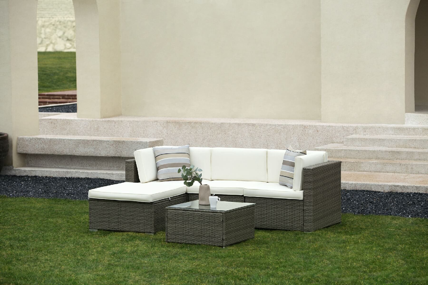 Patiowell WES-1OT01AS0-BG4 Patio-Sofas-Daybeds - View #5