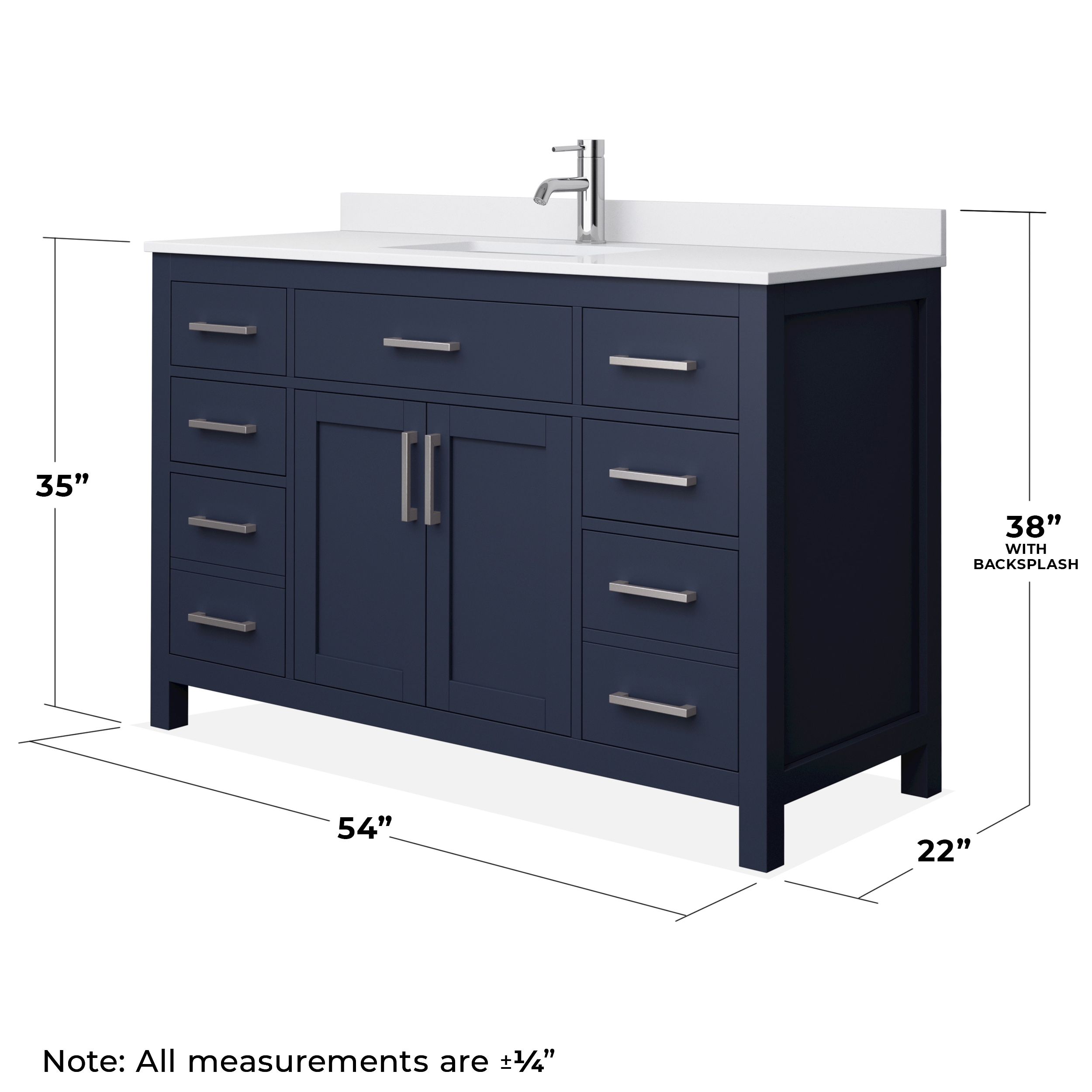 Wyndham Collection WCG242454SBNWCUNSMXX Bath-Vanity-Combo - View #5