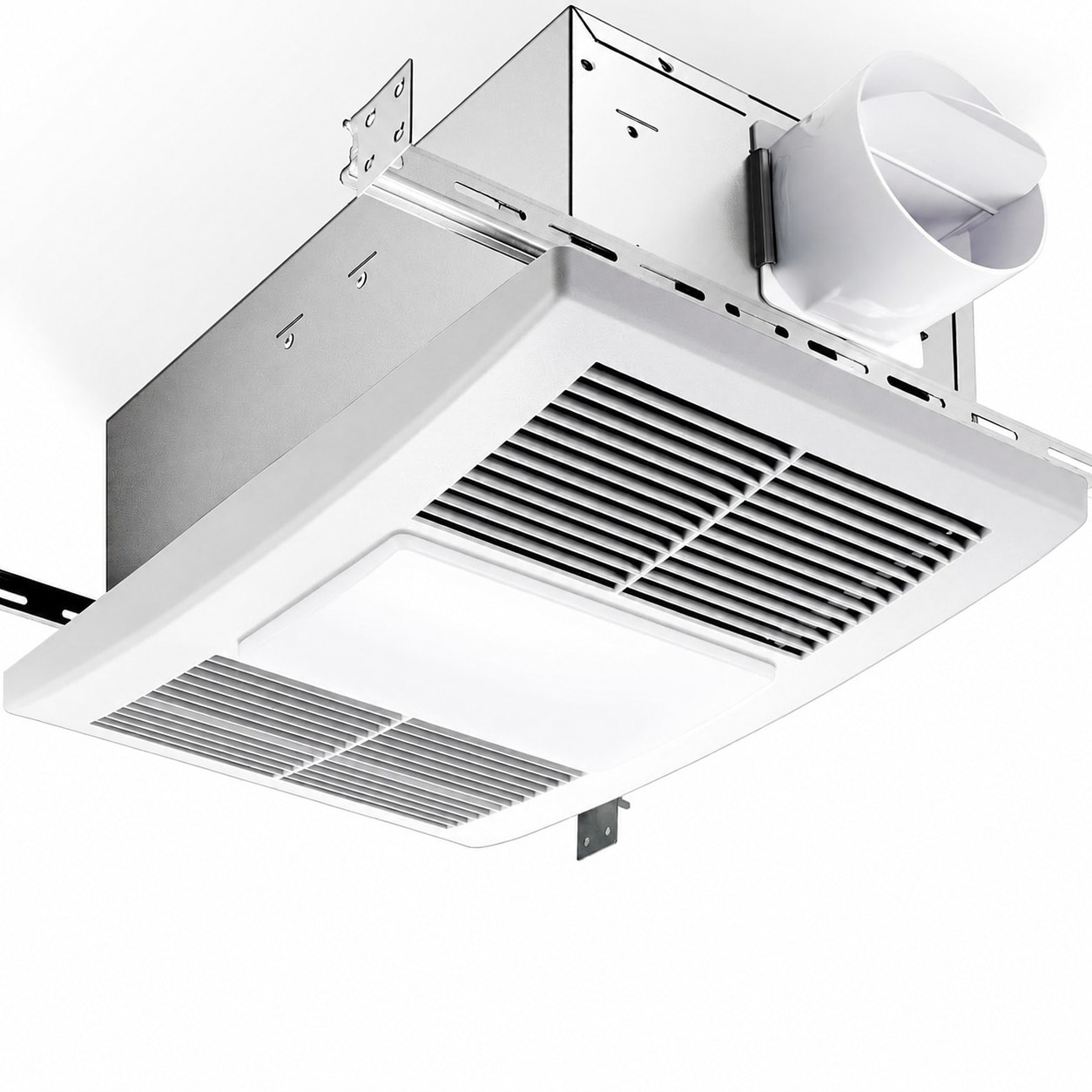 Afoxsos -  Bathroom Exhaust Fan with Heater and LED Light 1300W 110 CFM Quiet Ceiling Mount Vent ...
