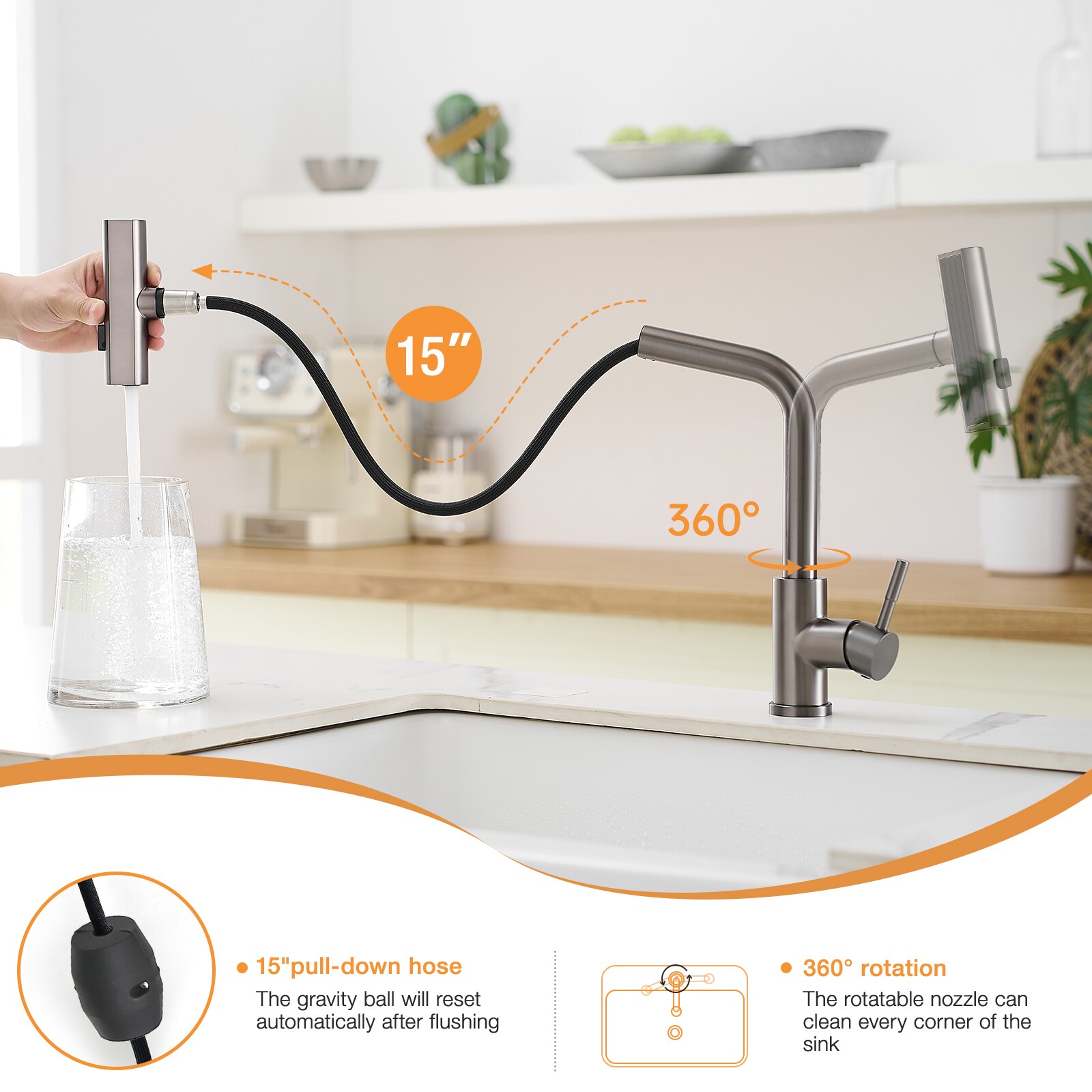 Boyel Living BL137133LSS Kitchen-Faucets - View #5