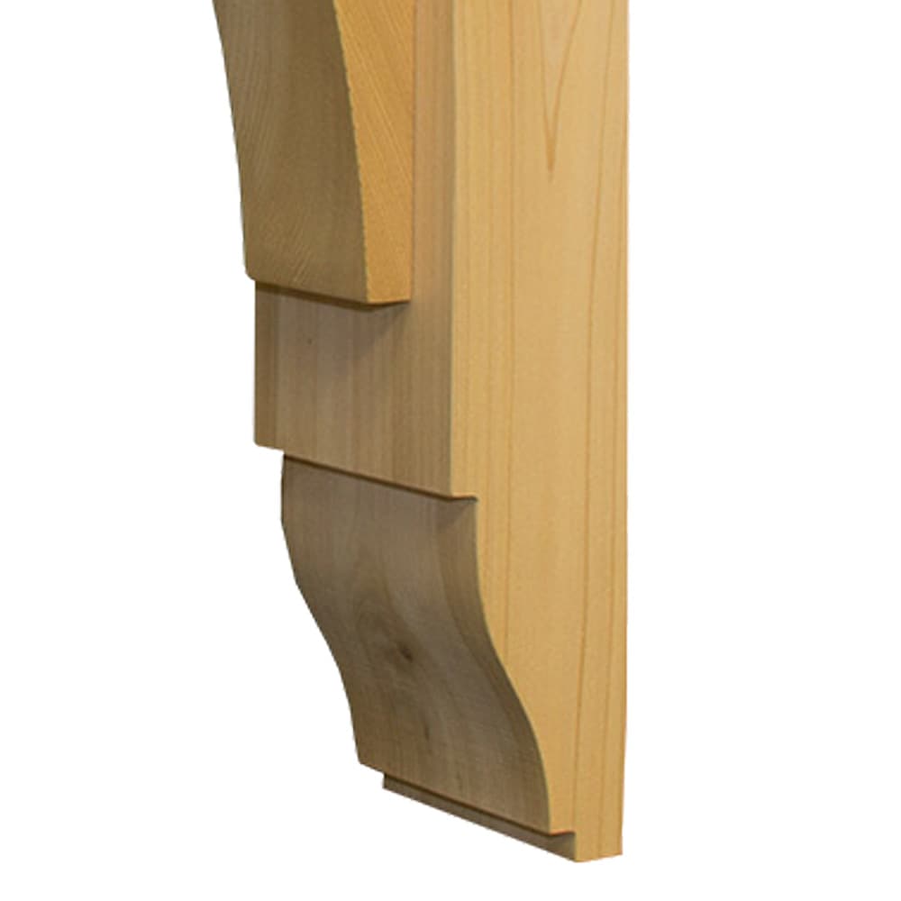 Timber Build Wood Bracket 02T31 S 5.5 Craftsman Smooth 5-1/2-in x 15-in ...
