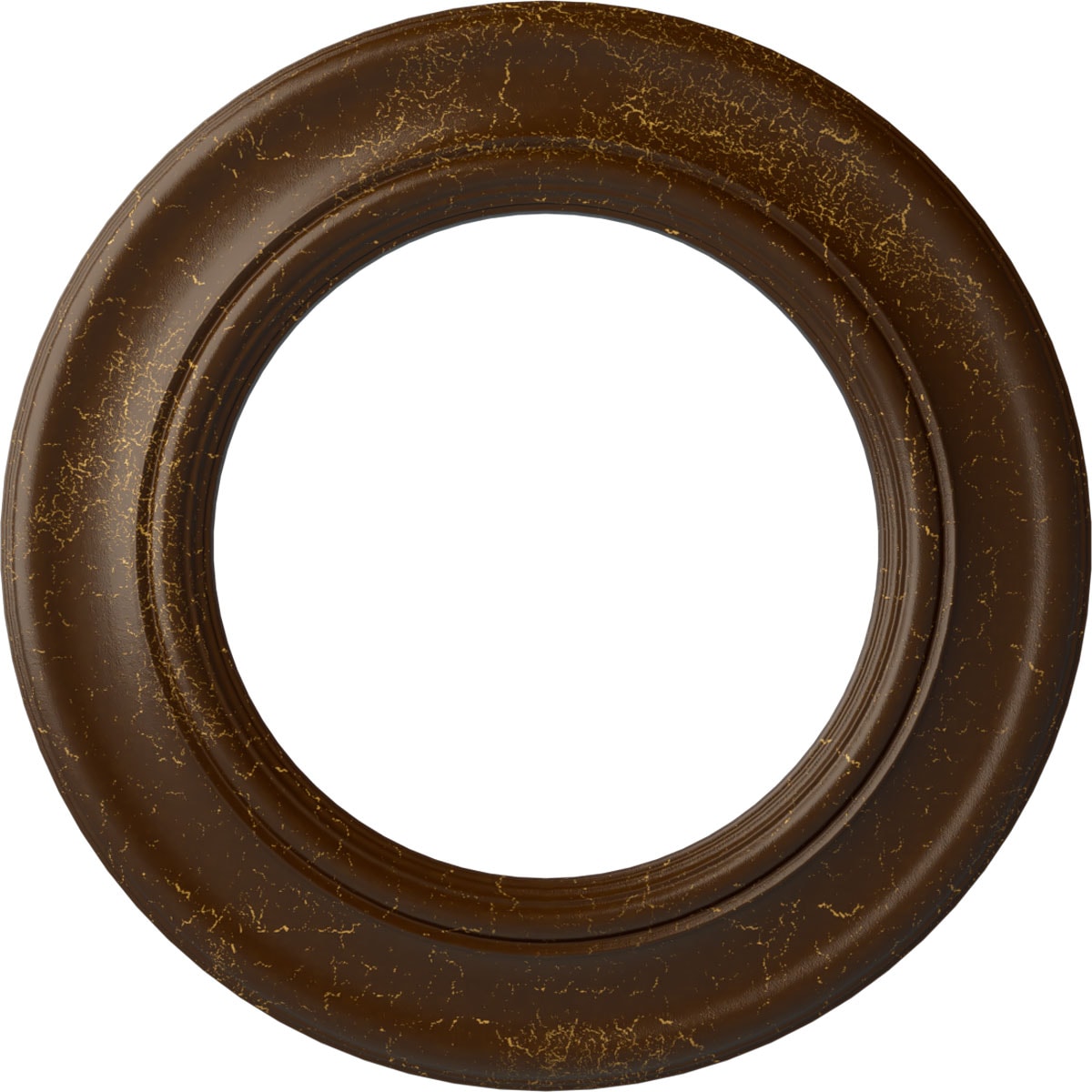Ekena Millwork CM20HORBC Holmdel 20.875-in W x 20.875-in L Painted Root Beer Crackle Polyurethane Whole Ceiling Medallion
