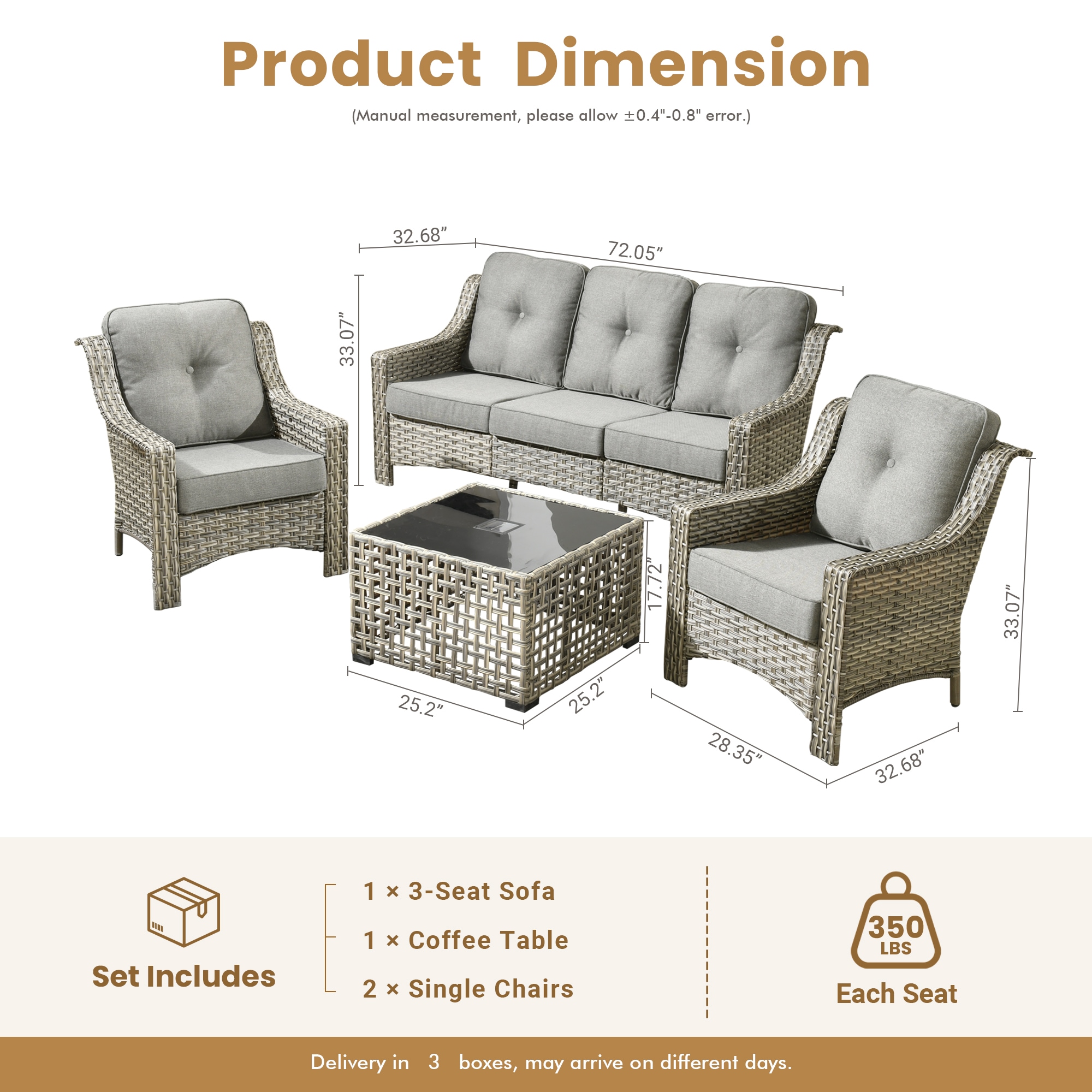 Caodoc L5-PAD204-T Patio-Sofas-Daybeds - View #5