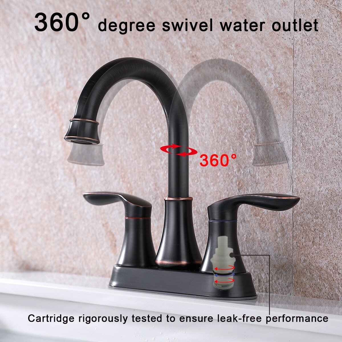 WELLFOR ZQ4011ORB Lavatory-Faucets - View #5