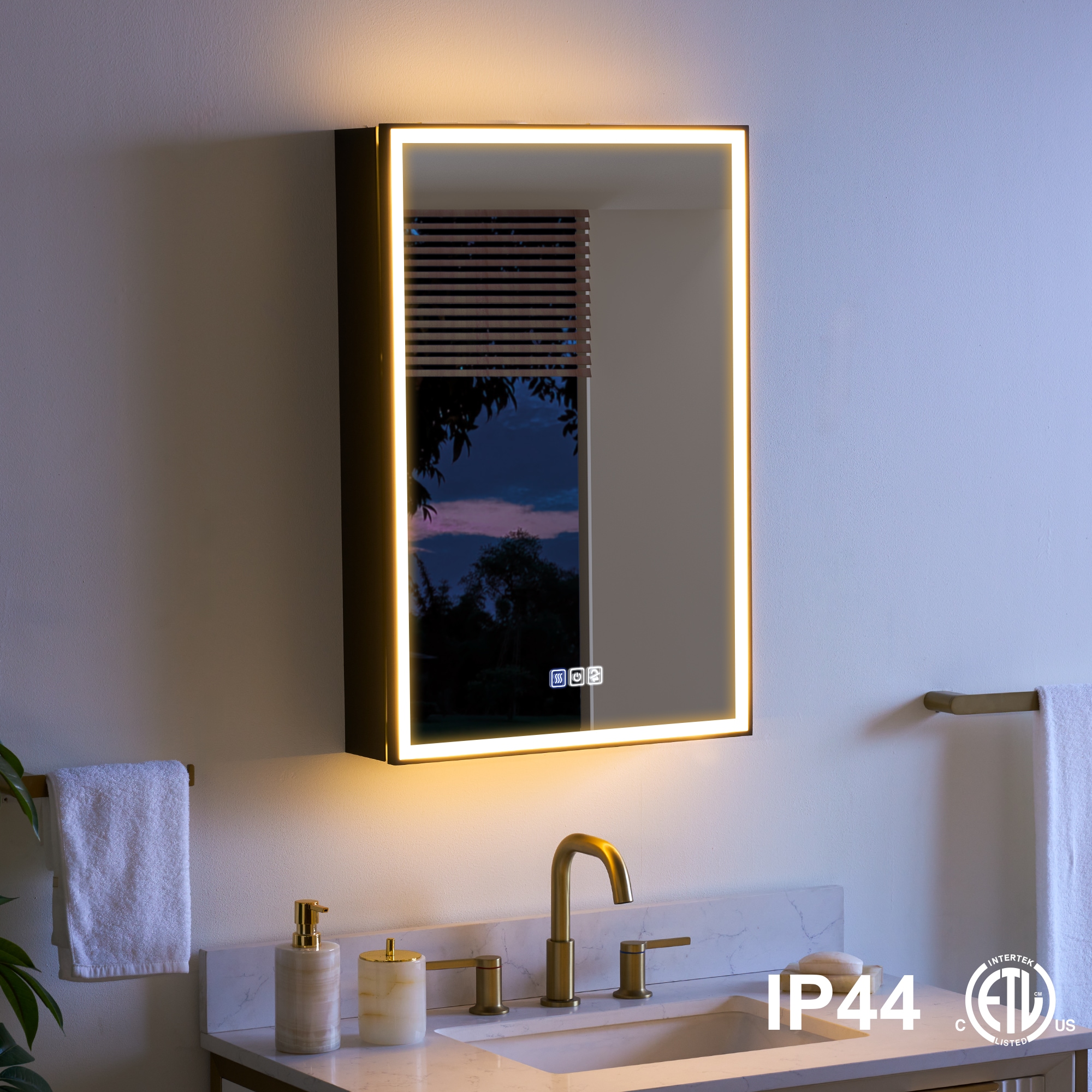 WELLFOR W12MCL2030L Bathroom-Medicine-Cabinets - View #3