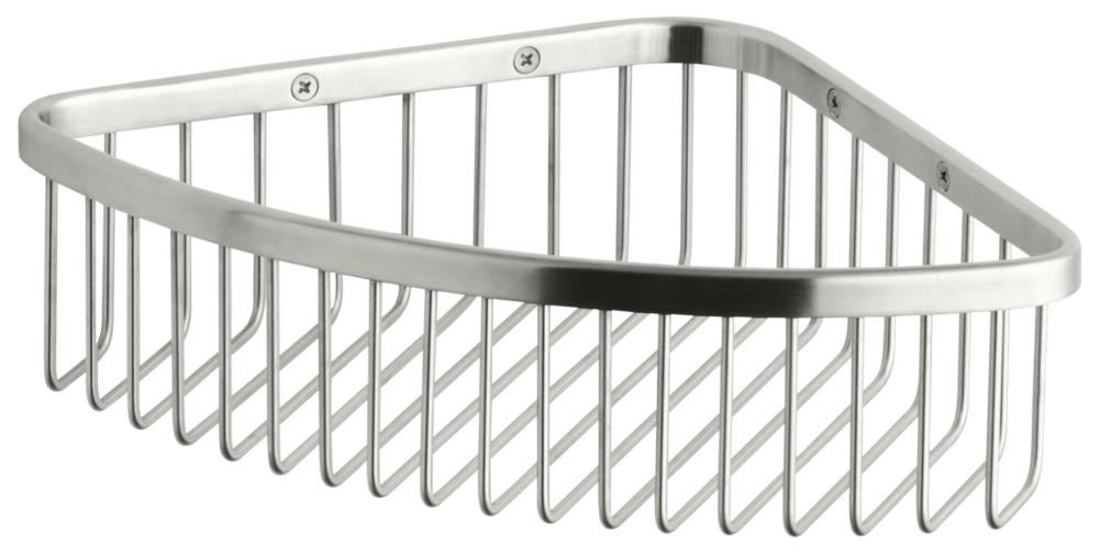 KOHLER 3-in H Screw Mount Stainless Steel Hanging Shower Caddy at