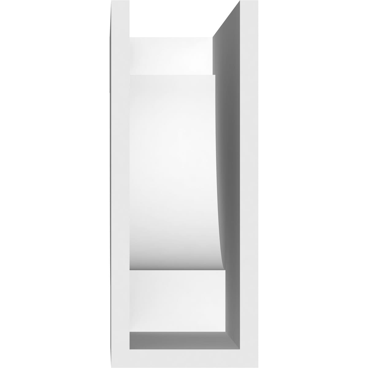 Ekena Millwork RFTP04X10X16ALP Exterior-Brackets-Braces - View #4