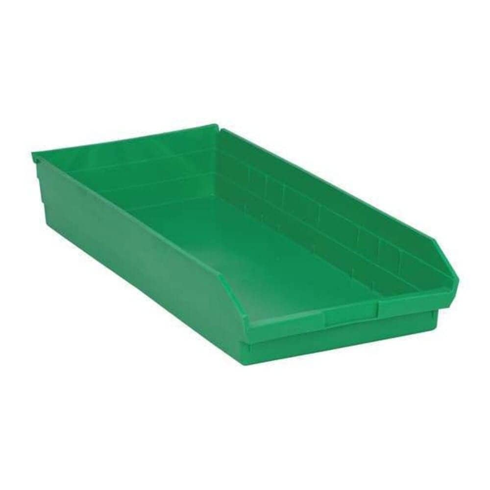 Quantum Storage Systems QSB116GNCS Economy Shelf Part Organizer Green 6 Bins 4 H x 12 W x 24 L