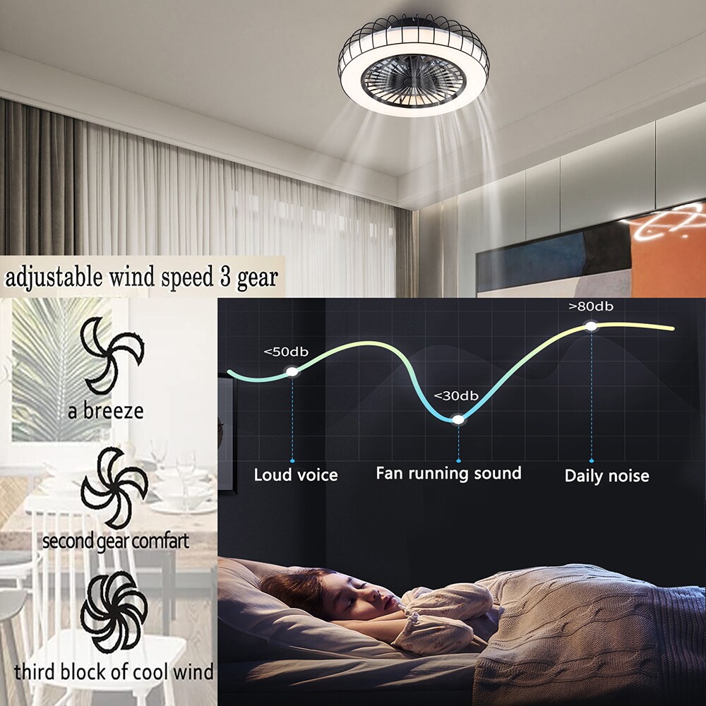 Oukaning HG-HCXLST-6529-US Ceiling-Fans - View #3