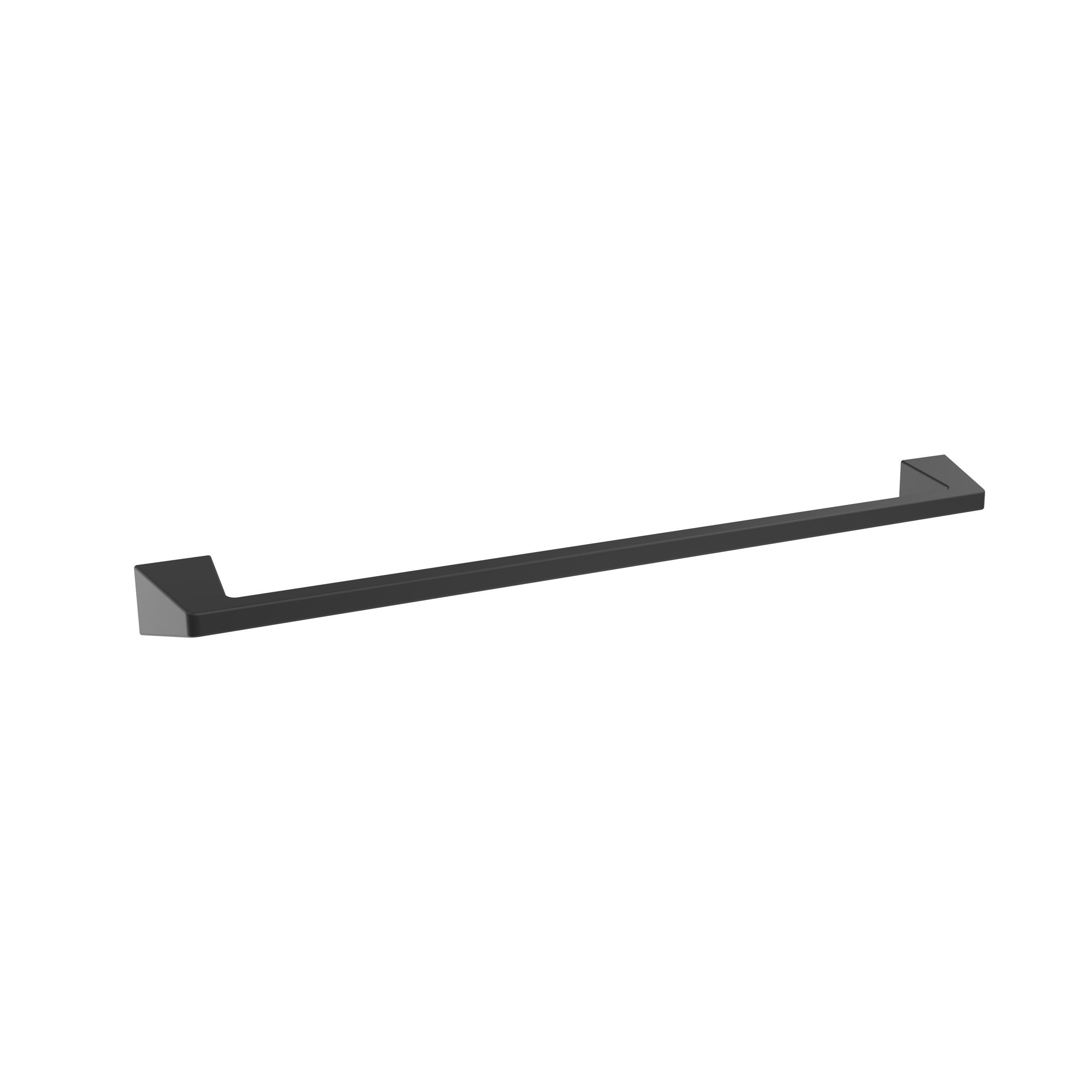 Amerock BH36004MB Blackrock 24-in Matte Black Wall mount Single Towel Bar