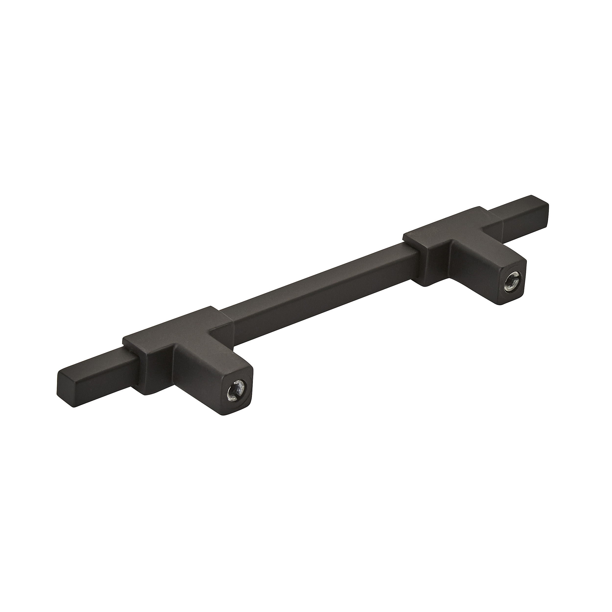 Matte Black Aluminum Modern Bar Cabinet Pull