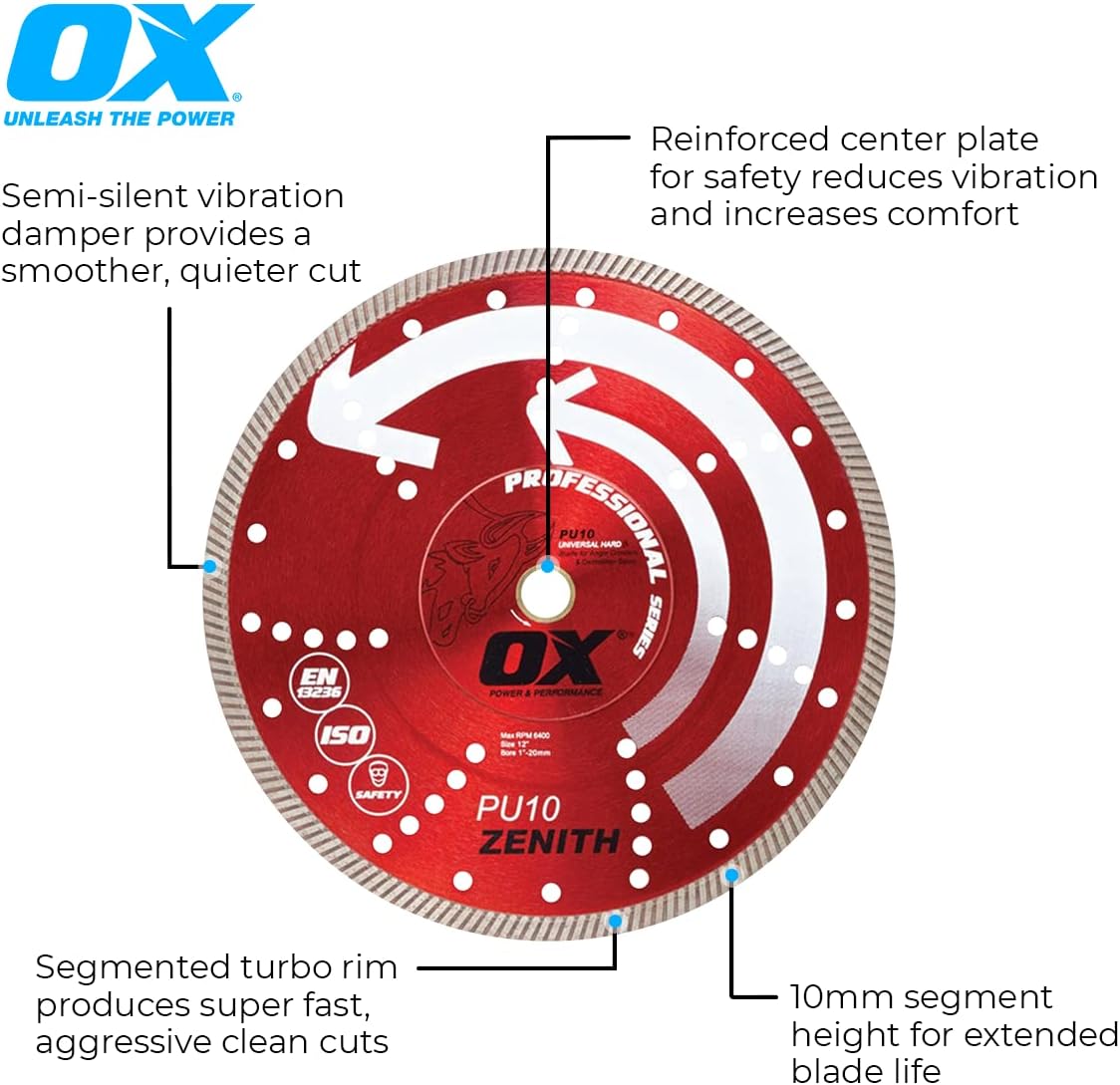 OX Tools OX-PU10-7 Diamond-Saw-Blades - View #2