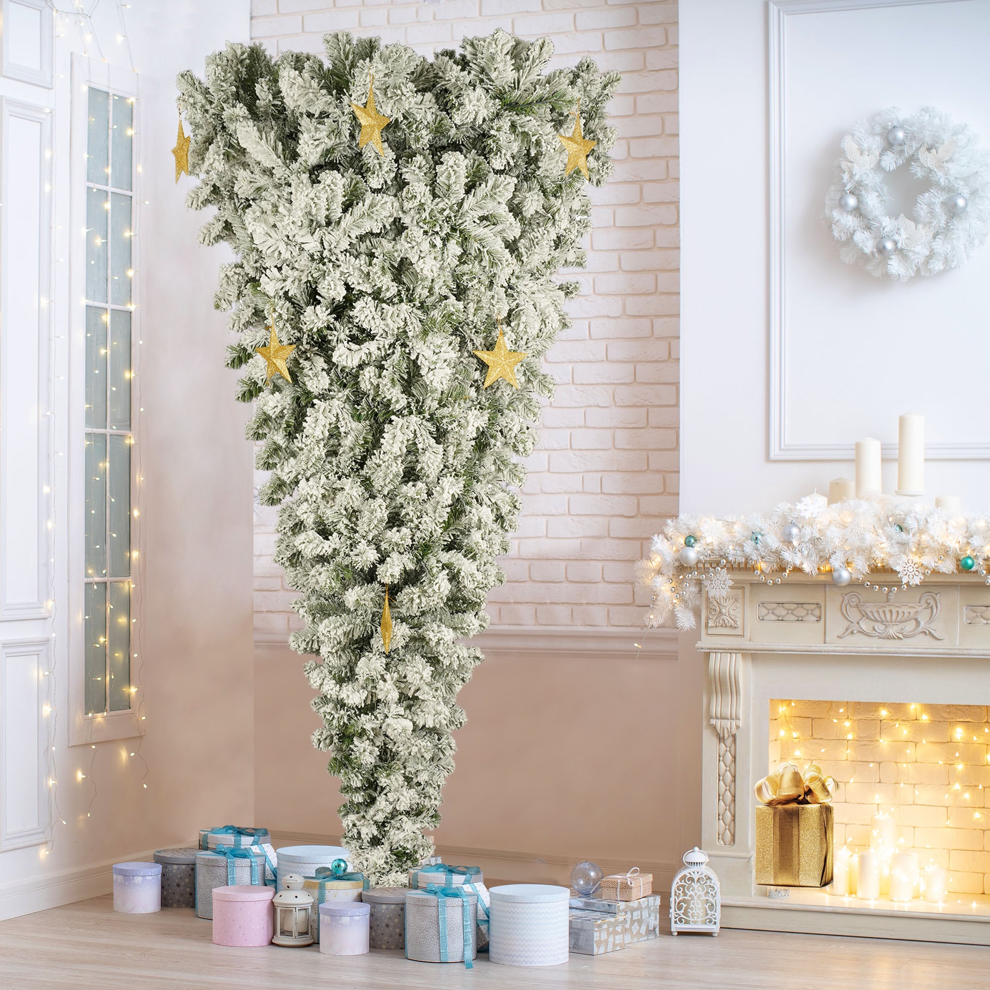 WELLFOR GG-293824AAF Artificial-Christmas-Trees - View #2