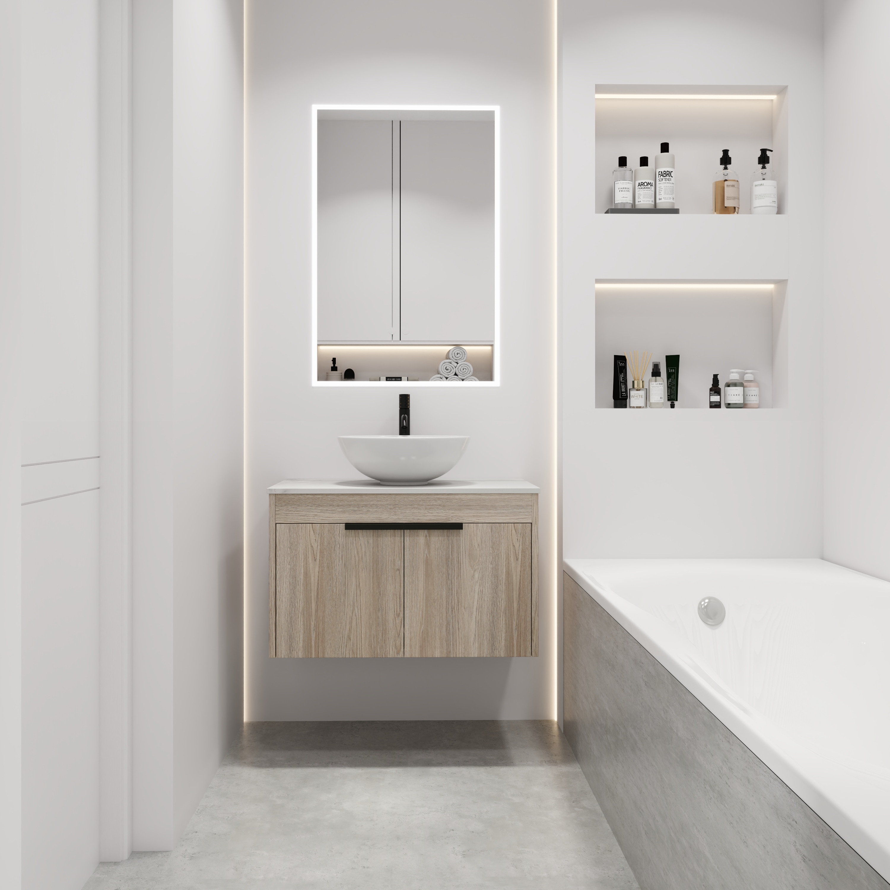 WELLFOR GLEM-S00020 Bath-Vanity-Combo - View #13