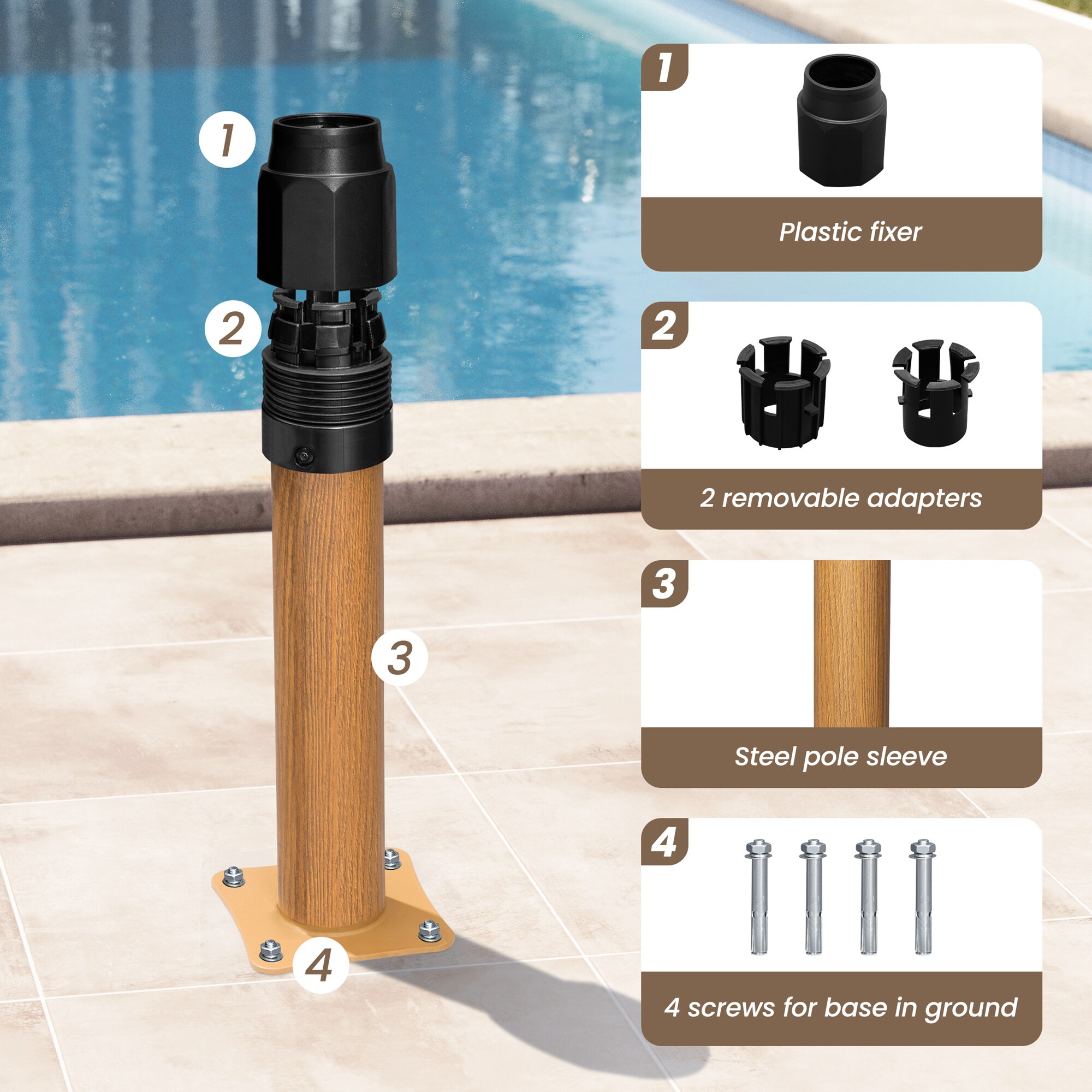 Crestlive Products CL-UB032TEK-1 Umbrella-Bases - View #5