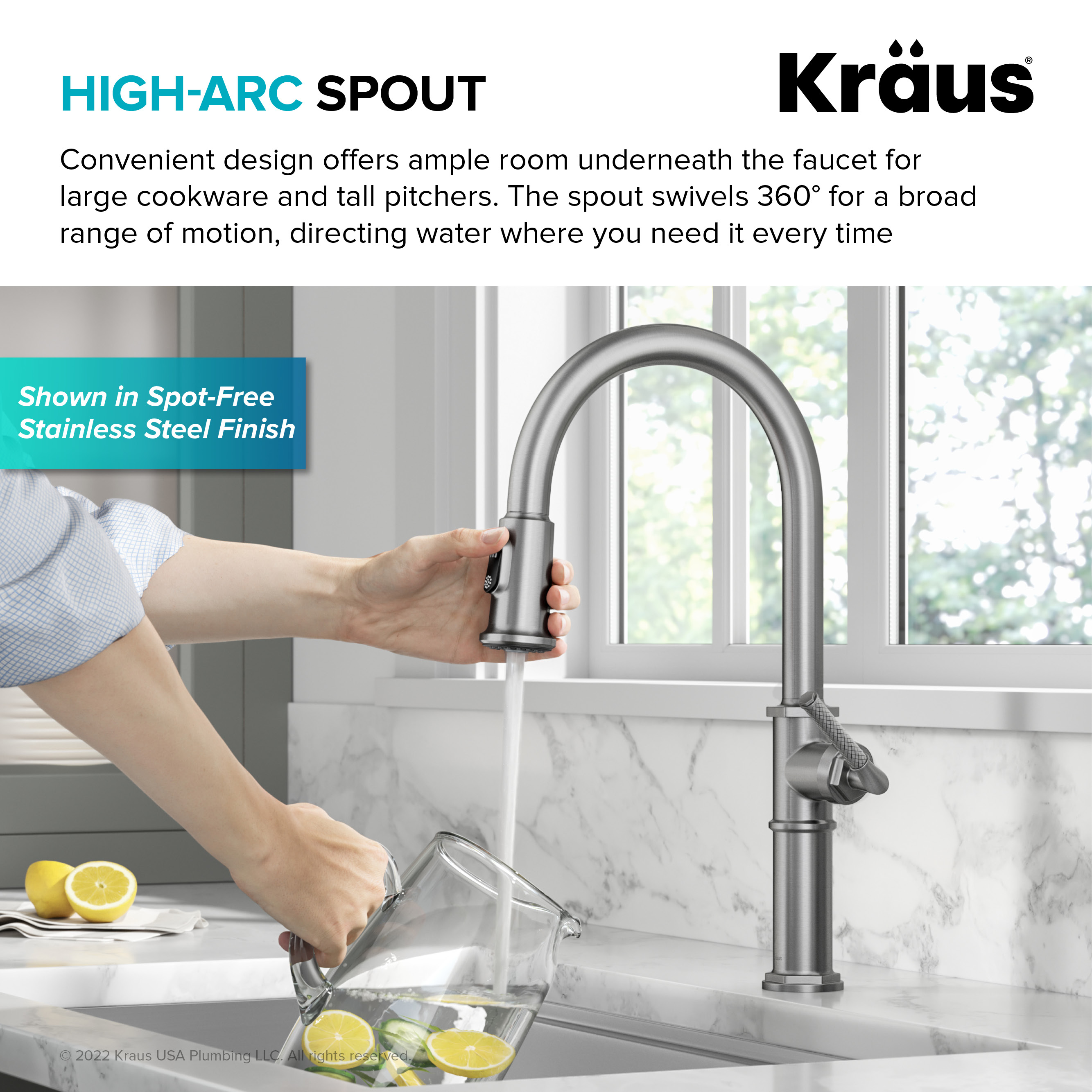 Kraus KPF-4100SFS Kitchen-Faucets - View #9