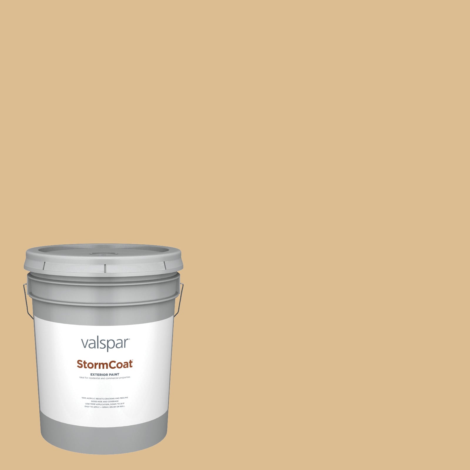 Valspar HGSW2176-148692 Storm Coat Semi-gloss Blonde HGSW2176 Latex Exterior ( 5-gallon )