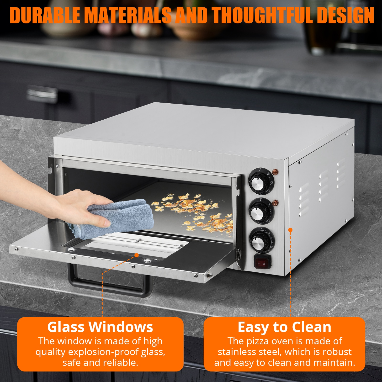 Garvee 09GXFCHBNL-HXYY-822 Outdoor-Pizza-Ovens - View #4