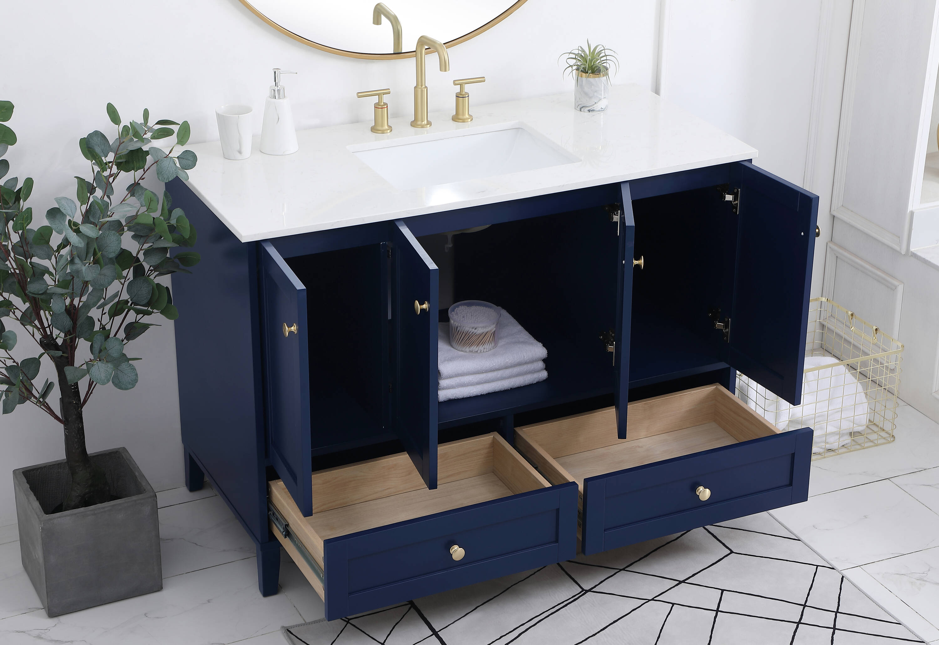 Elegant Decor FI54048BL Bath-Vanity-Combo - View #9