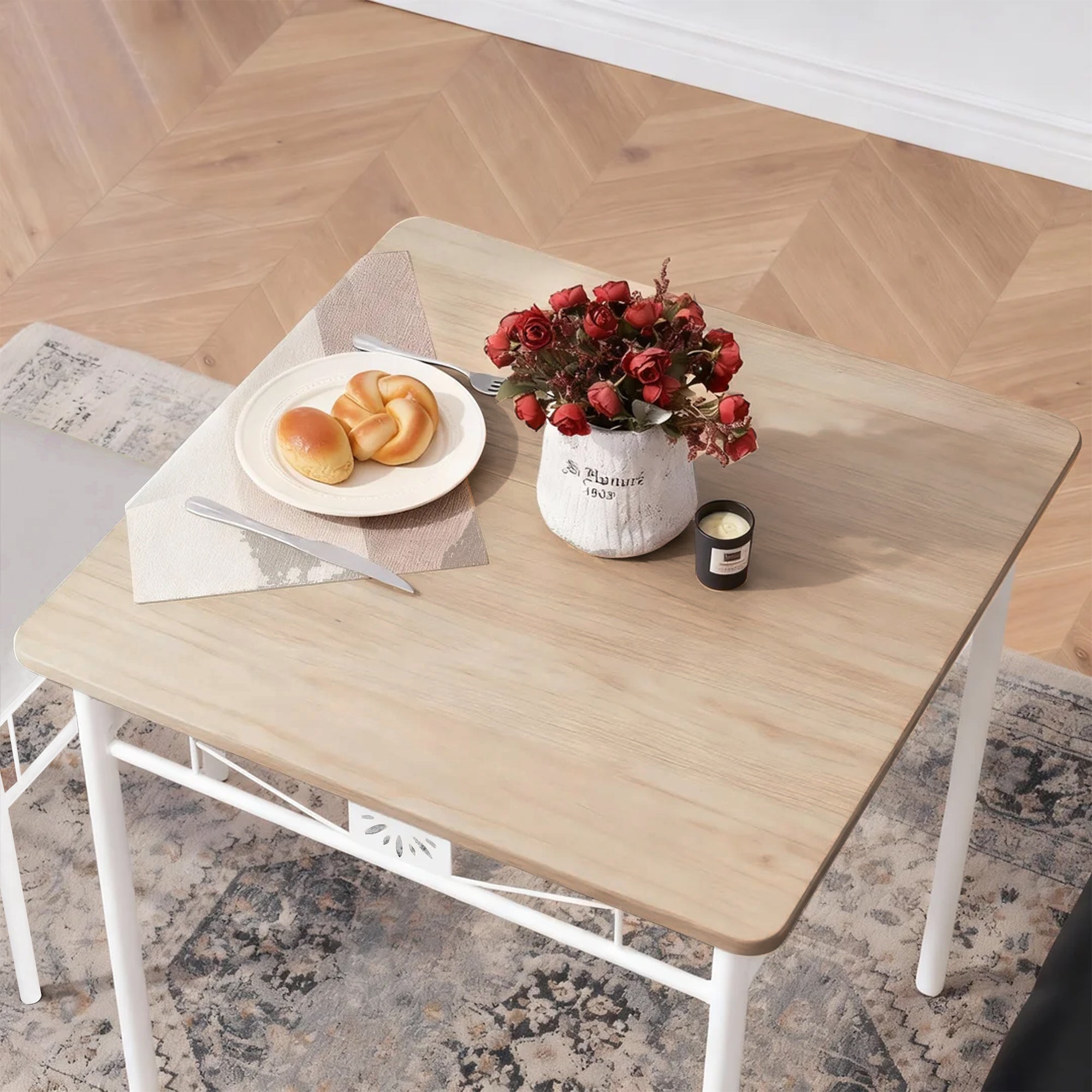 Vecelo KHD-XJM-TC07-OAK Dining-Sets - View #2
