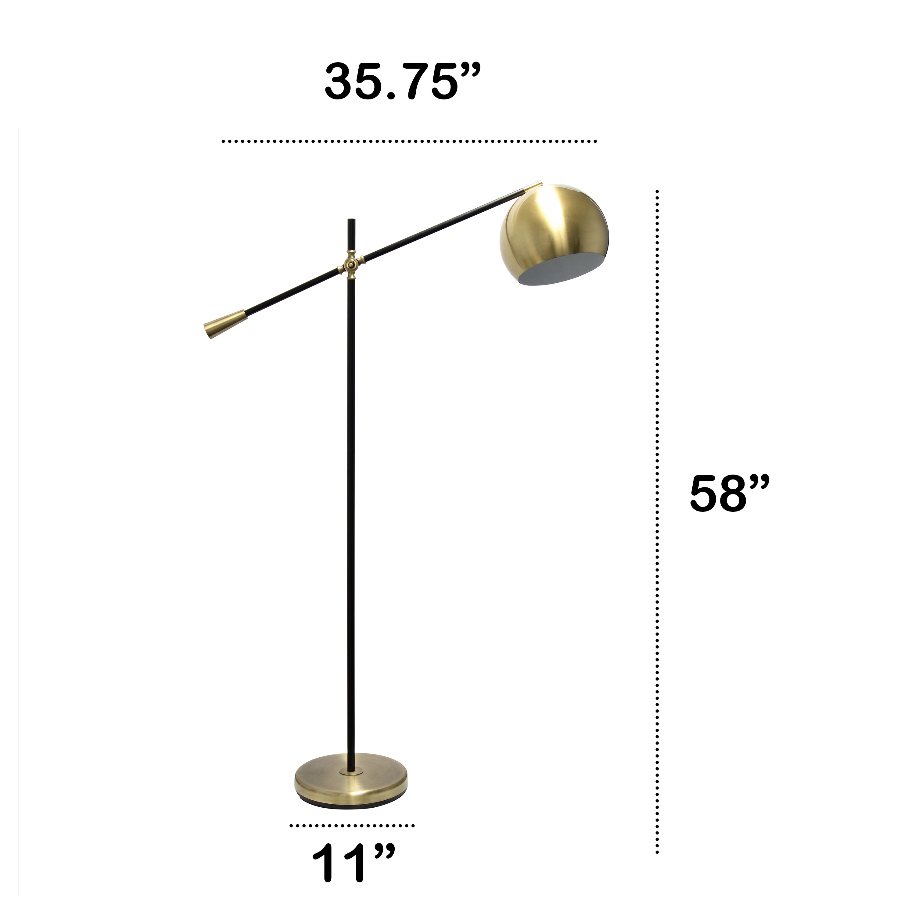 Lalia Home LHF-1000-AB floorlamps - View #3