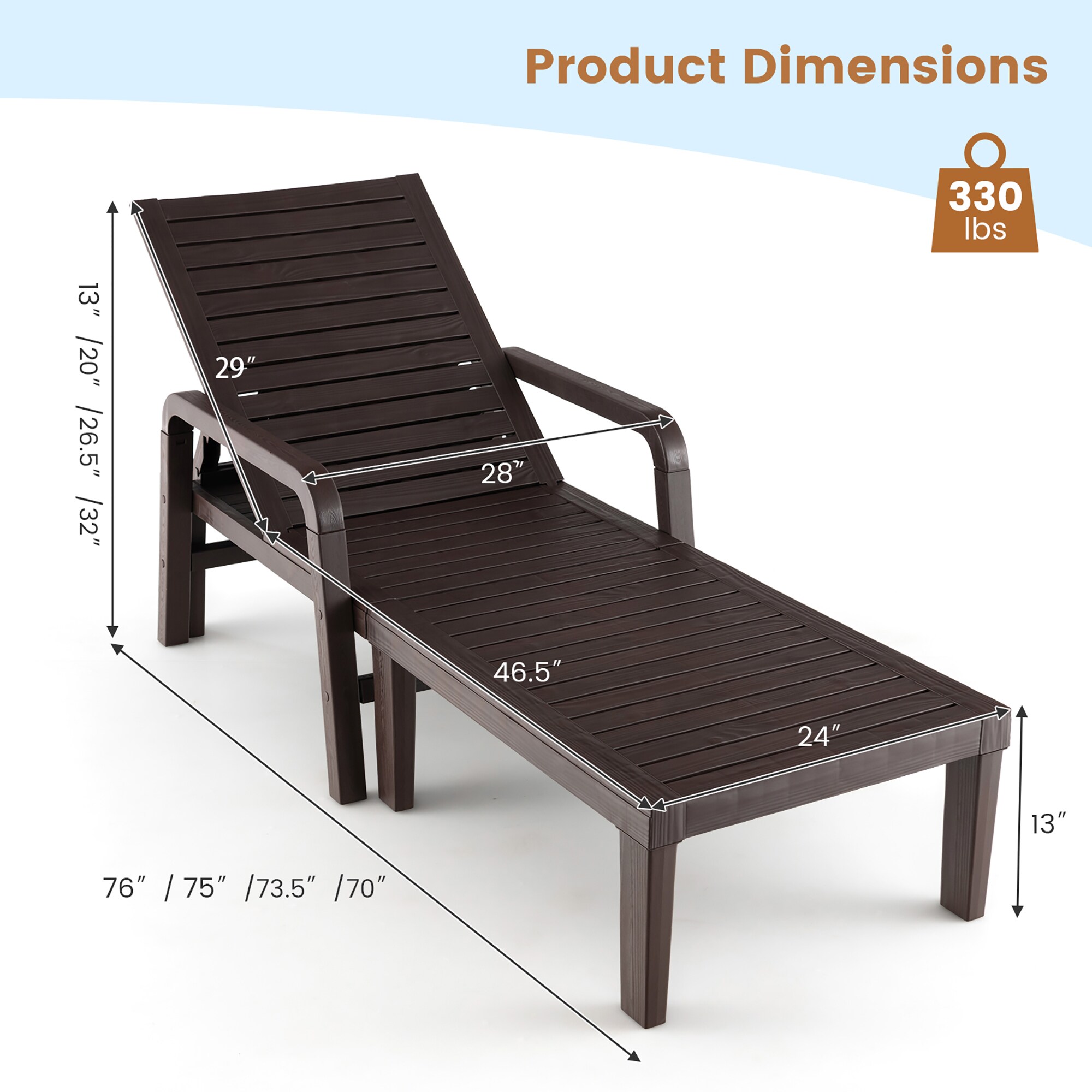 Costway NP11007CF Patio-Chairs - View #5