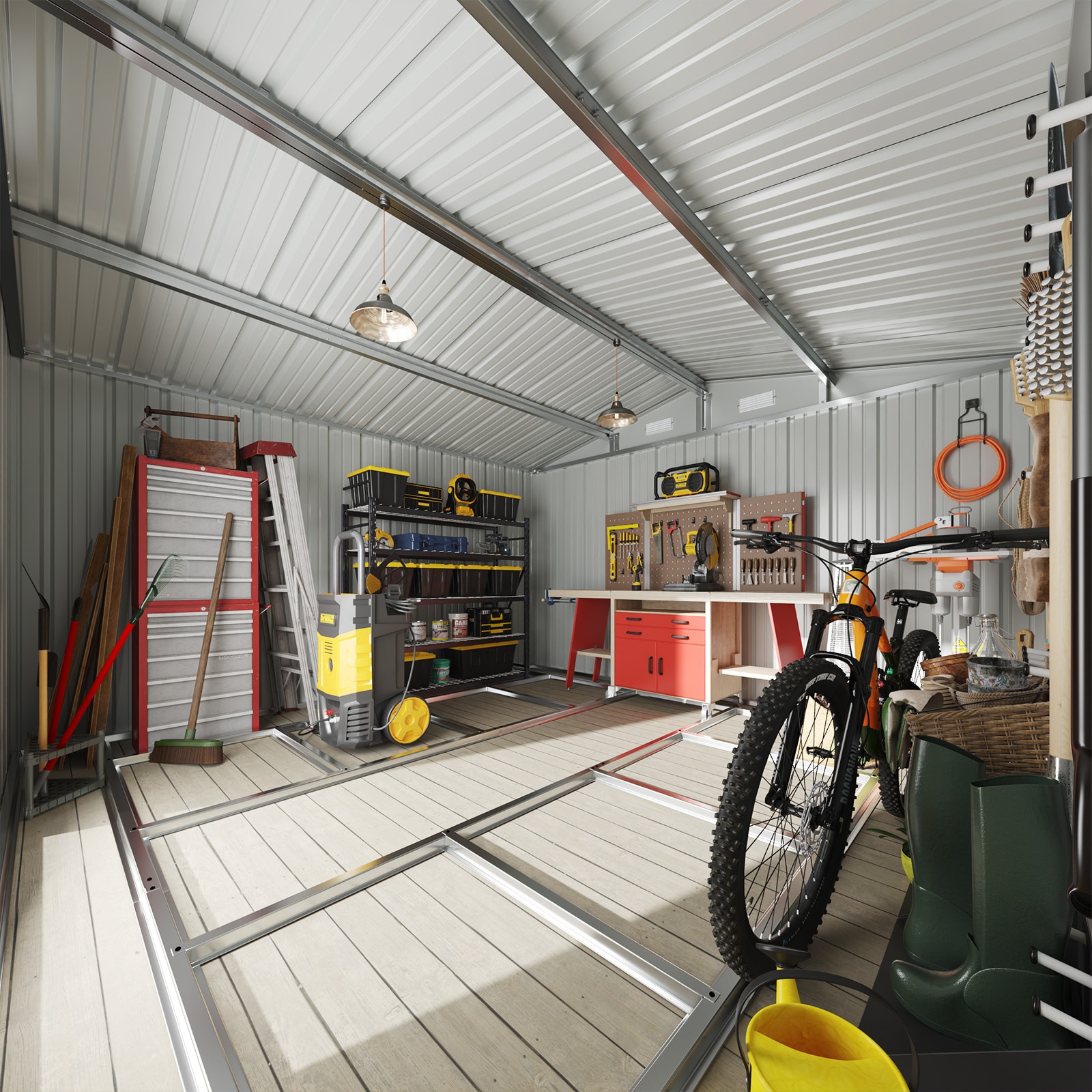 AOXUN AX-42834B Metal-Storage-Buildings-Sheds - View #10