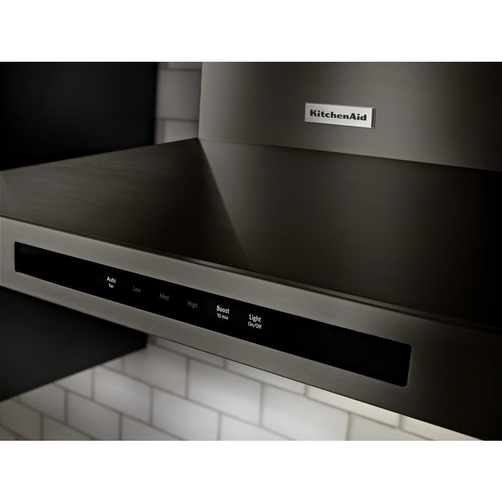 KitchenAid 30 in. Canopy Pro Style Range Hood with 4 Speed Settings, 585  CFM, Convertible Venting & 2 LED Lights - Stainless Steel