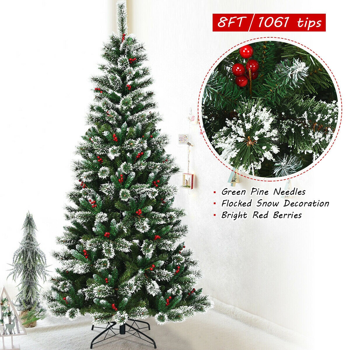 WELLFOR CM-HWY-22802 Artificial-Christmas-Trees - View #5