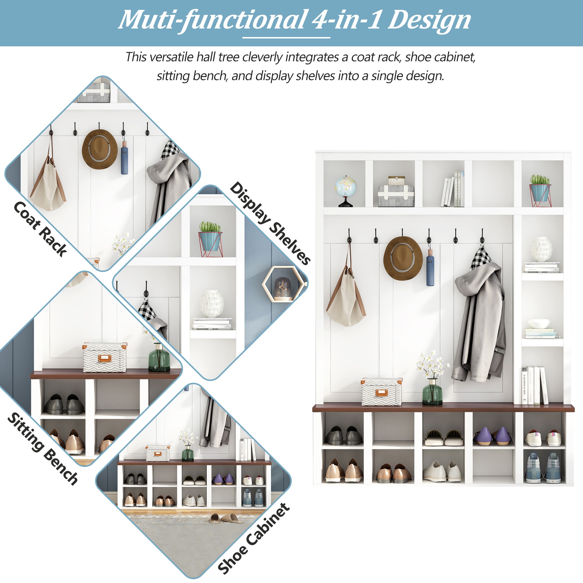 Bybafun YA2500136 Hall-Trees - View #14