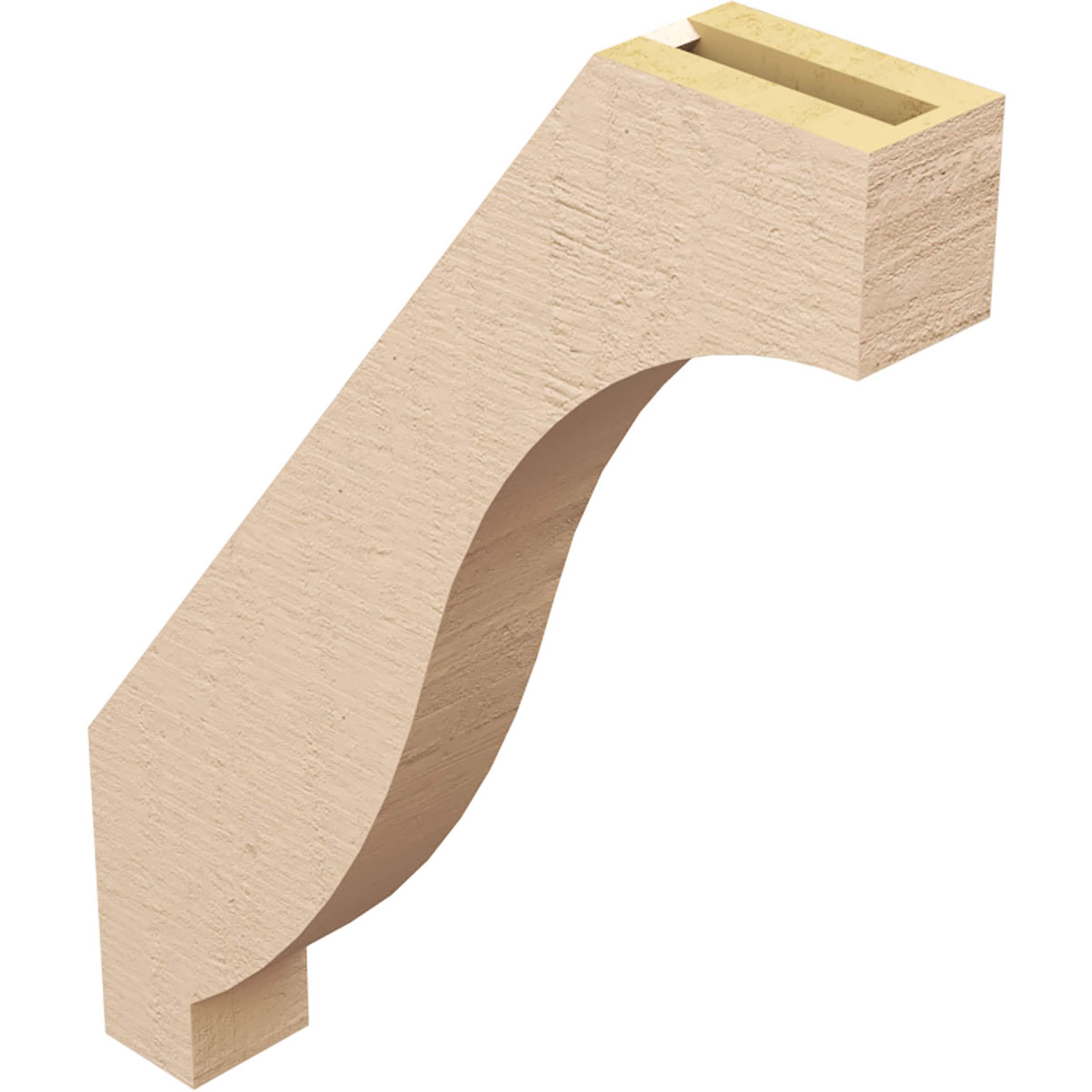 Ekena Millwork BRCUR03X18X24BKRRCPR braces - View #12