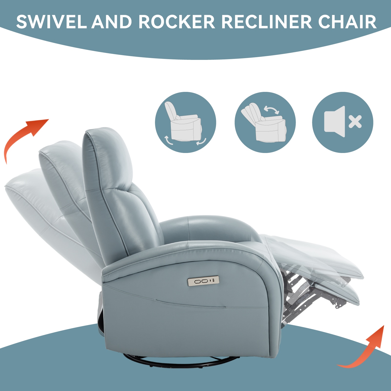 Boyel Living BL-CM807BL recliners - View #10