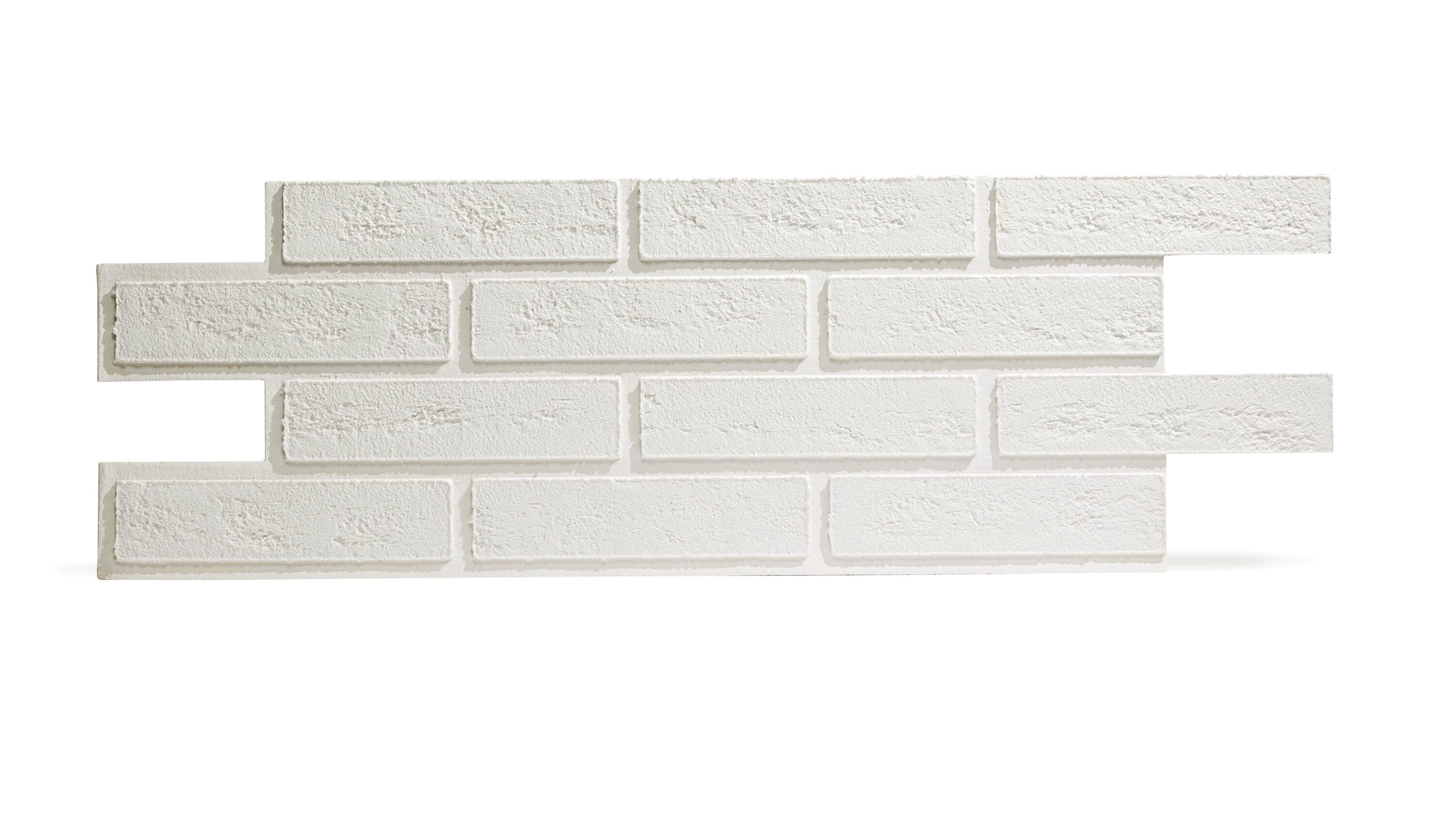 WALL!SUPPLY 20-in x 48-in Embossed Red-white Eps Foam Faux Brick Wall Panel  (4-Pack) in the Wall Panels department at