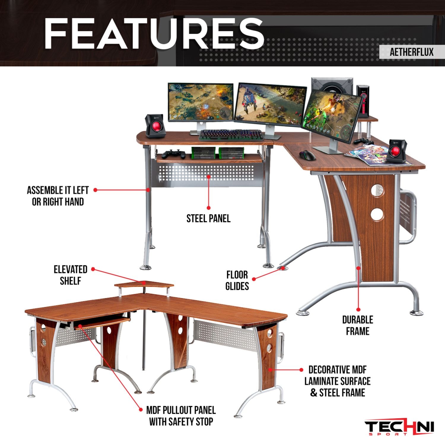 JASMODER RTA-3806-M615 desks - View #6
