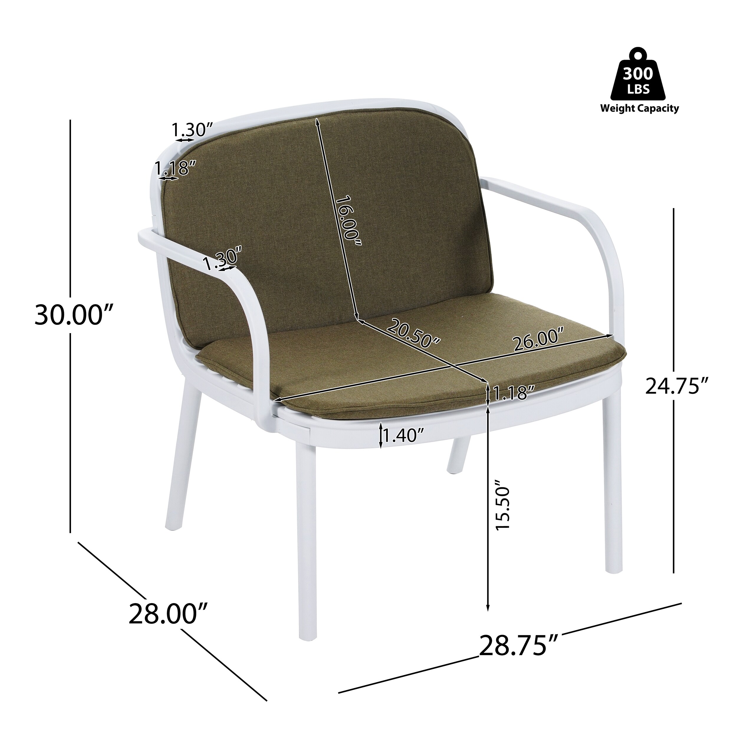 Moda Furnishings MDN775P272730W Patio-Chairs - View #10