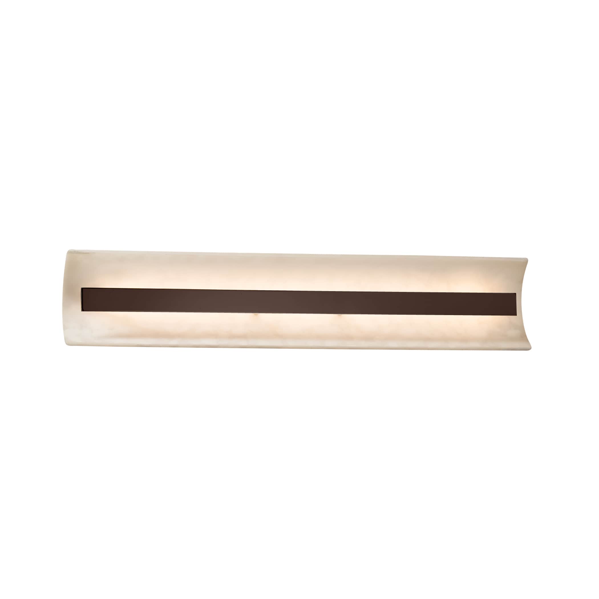 Justice Design Group CLD-8625-DBRZ Clouds 29-in 1-Light Dark Bronze LED Transitional Vanity Light