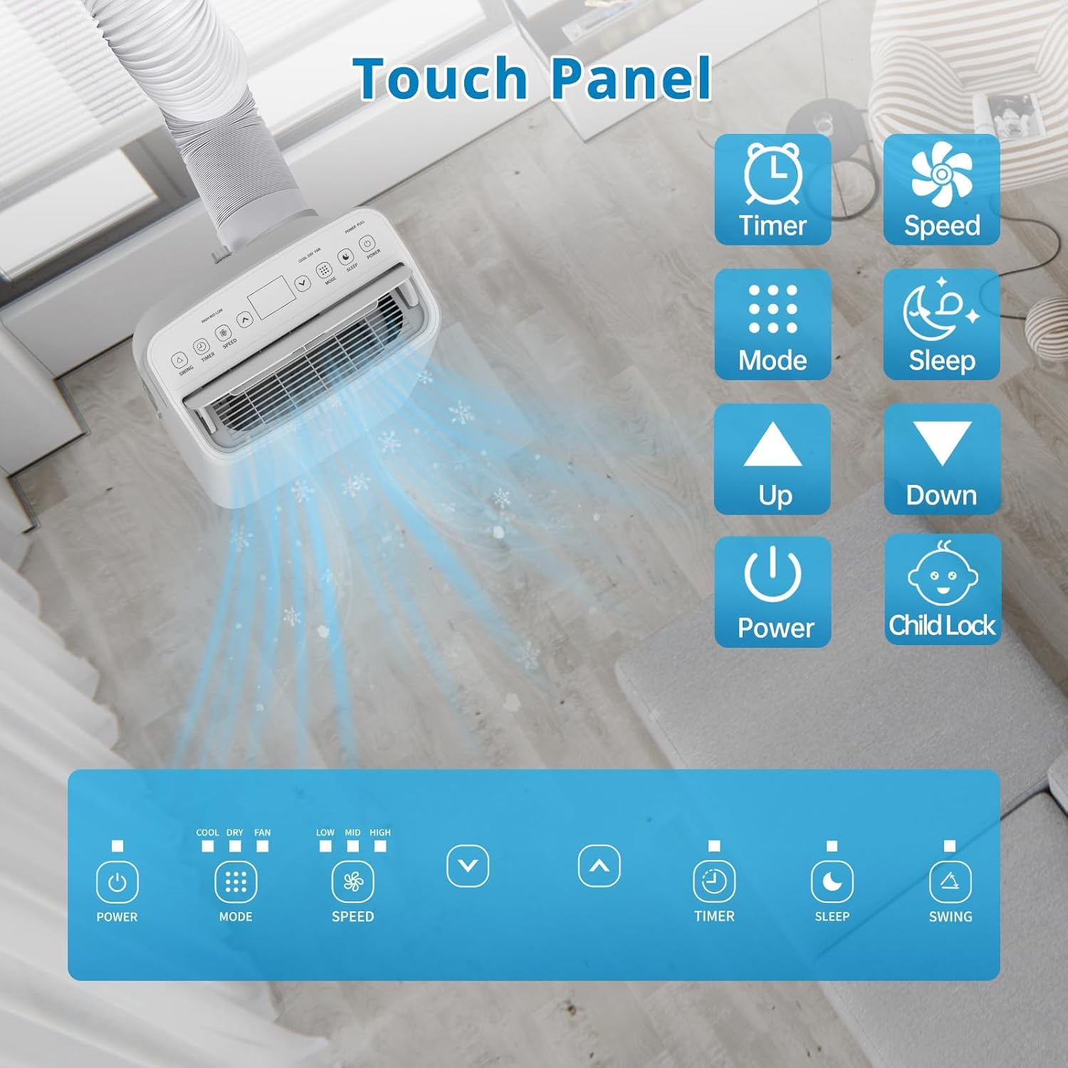 Qeetex ZYS-PHO-109JQCO1 Portable-Air-Conditioners - View #5