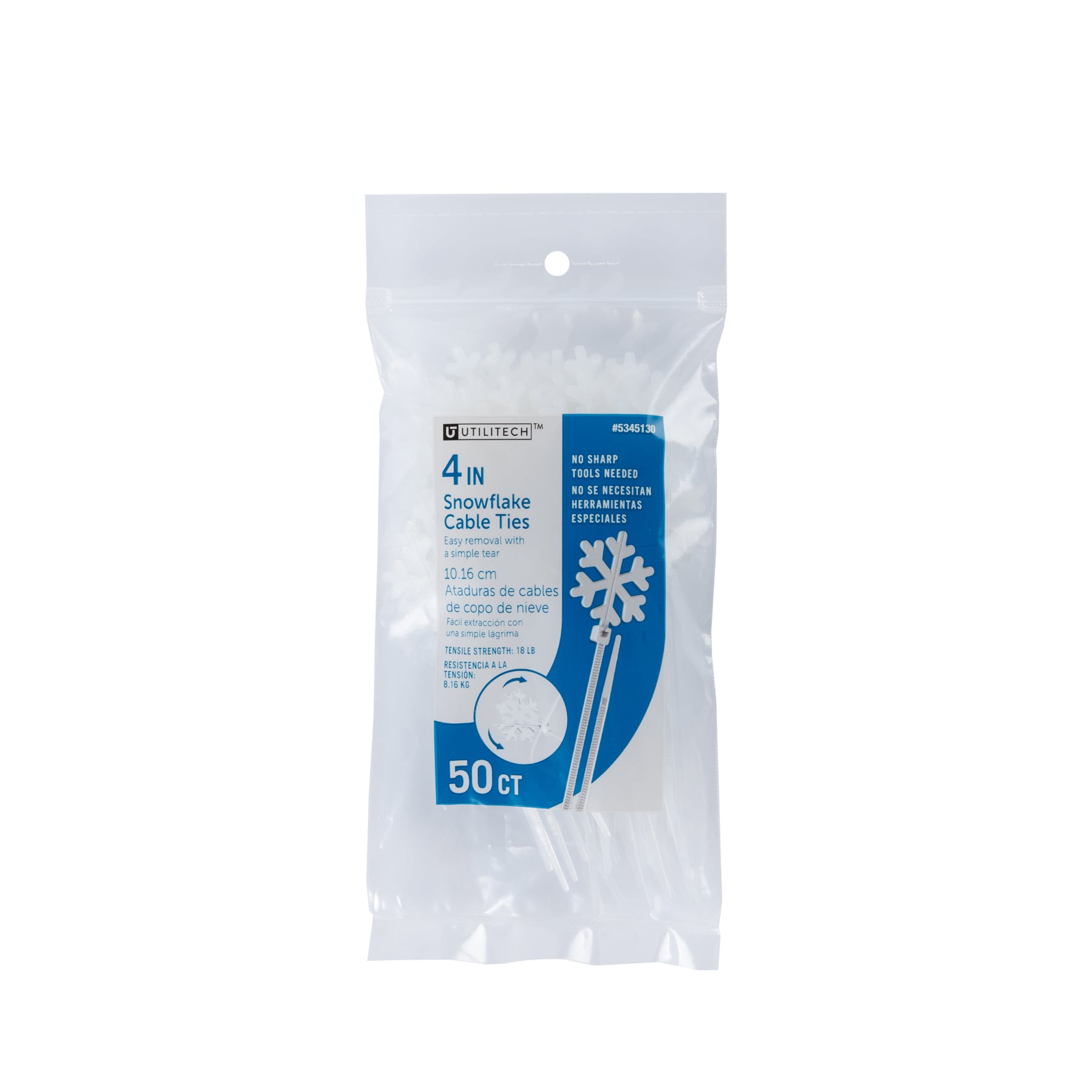 Utilitech 4-in Nylon Zip Ties White (100-Pack) in the Cable Zip Ties  department at