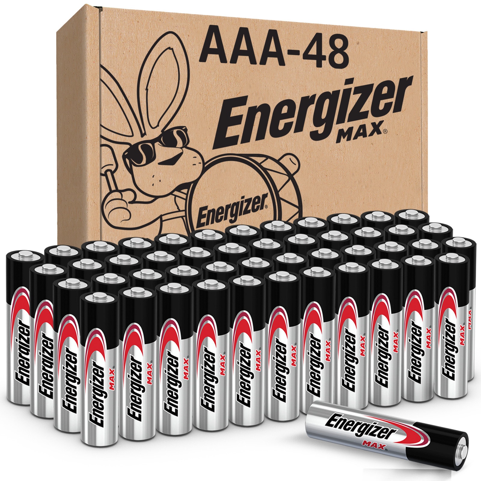 Energizer Max Alkaline AAA Batteries (48-Pack)