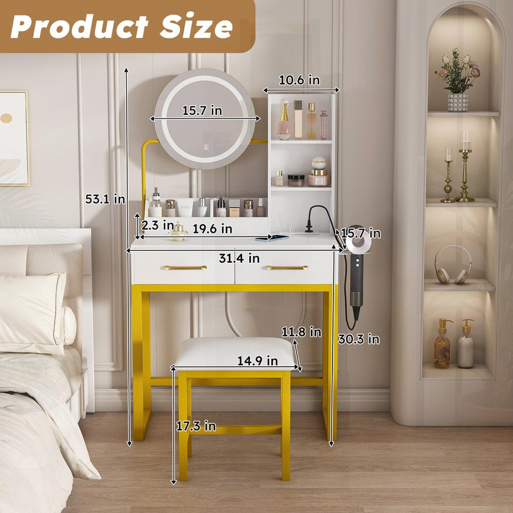 SunJet WL5VT7RS2L74X Bedroom-Vanities - View #2