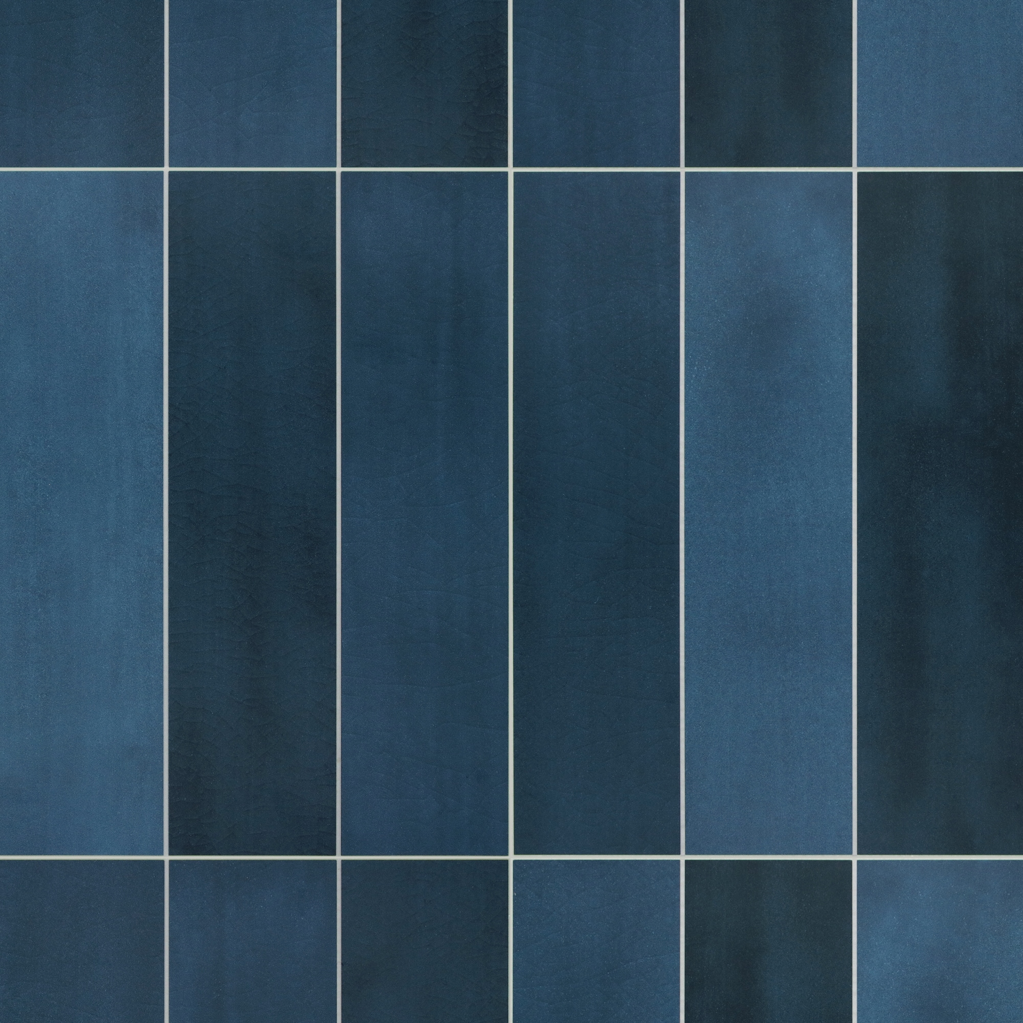 SUNWINGS SQAPTN-BLU-20 Blue Mixed 9-in x 9-in Matte Composite Patterned Mosaic Wall Tile ( 9.12-sq ft Carton