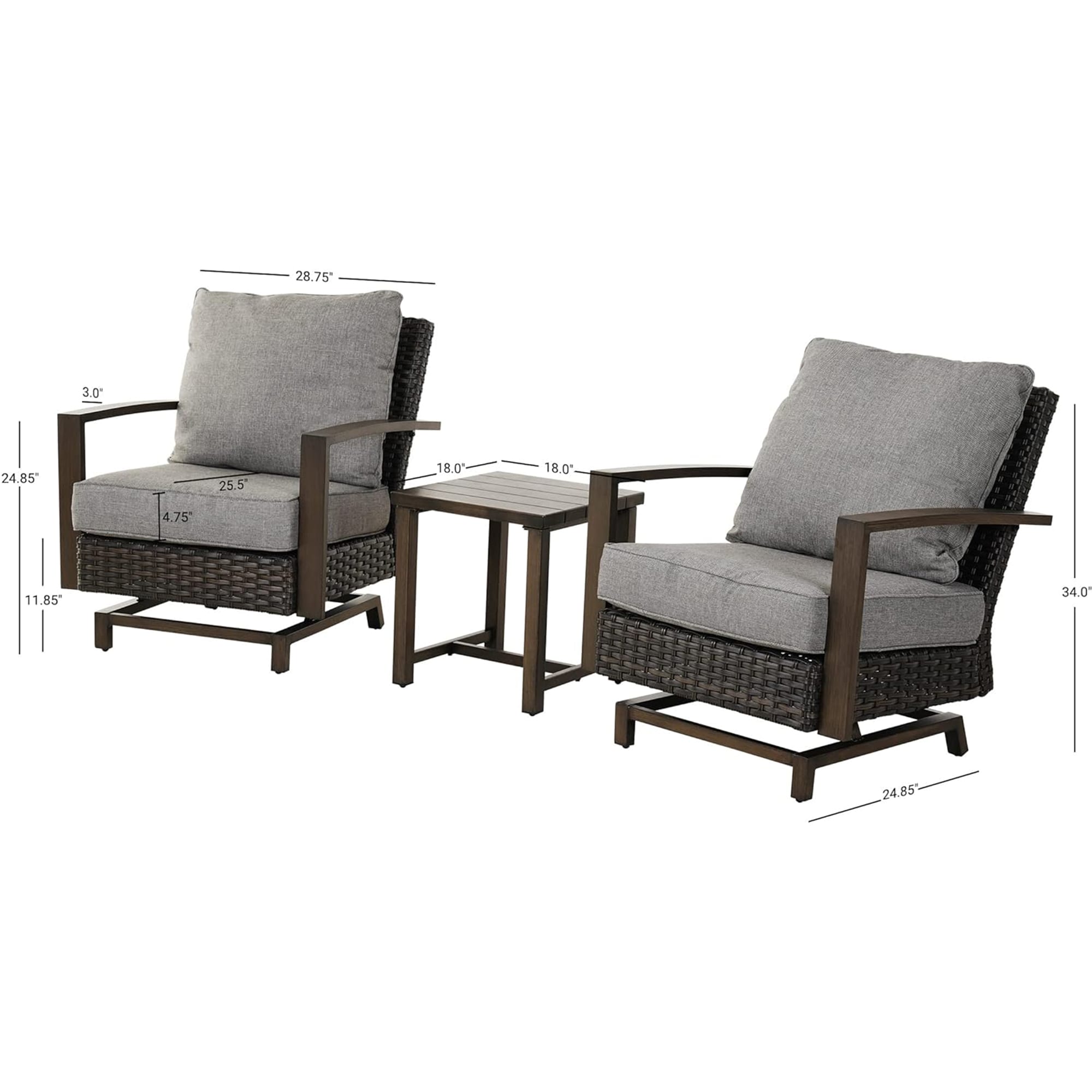 Mondawe MO5410100000001 Patio-Conversation-Sets - View #6