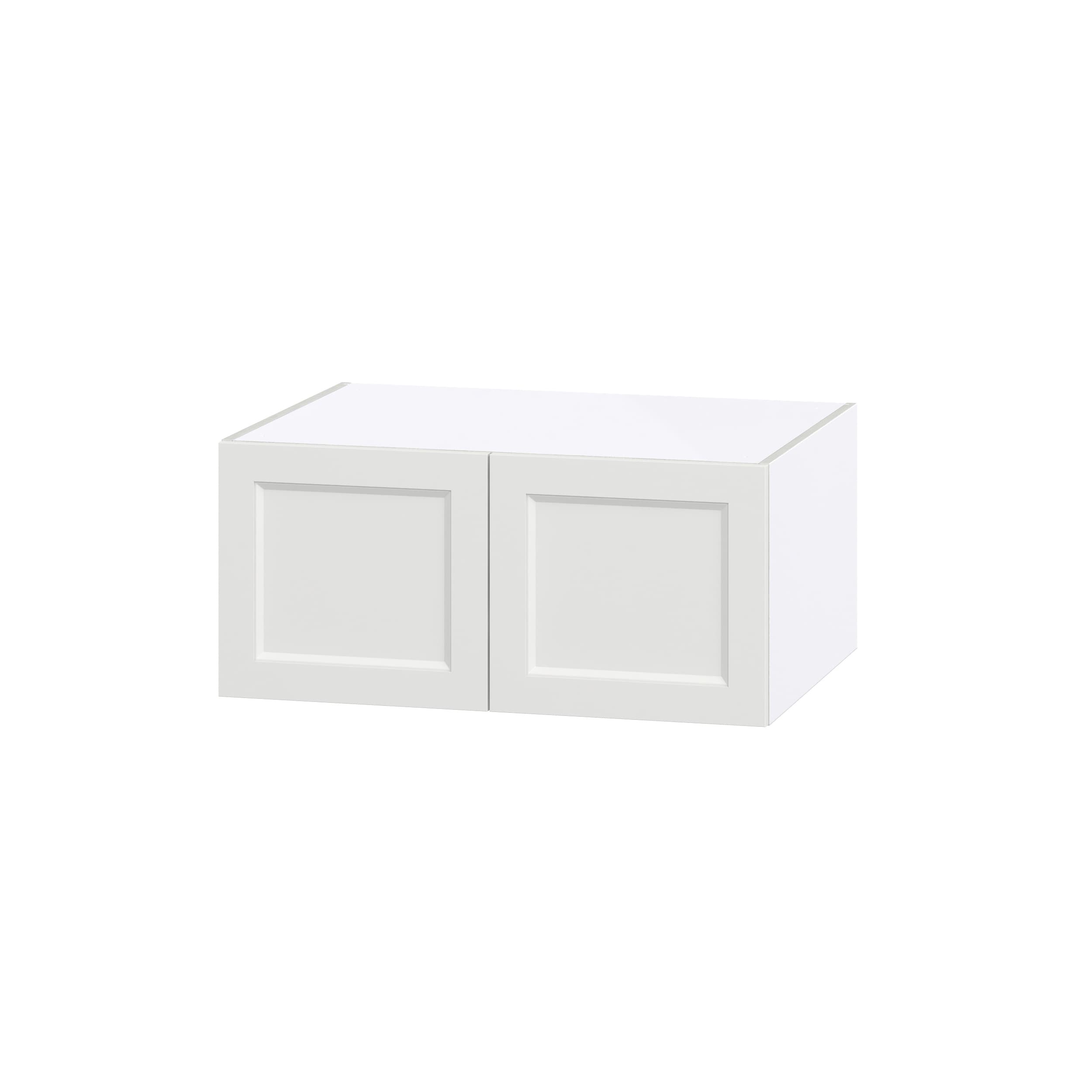 Hugo&Borg DSW331524-RI Riviera 33-in W x 15-in H x 24-in D Bright White Wall Fully assembled Cabinet (Recessed Panel Shaker)
