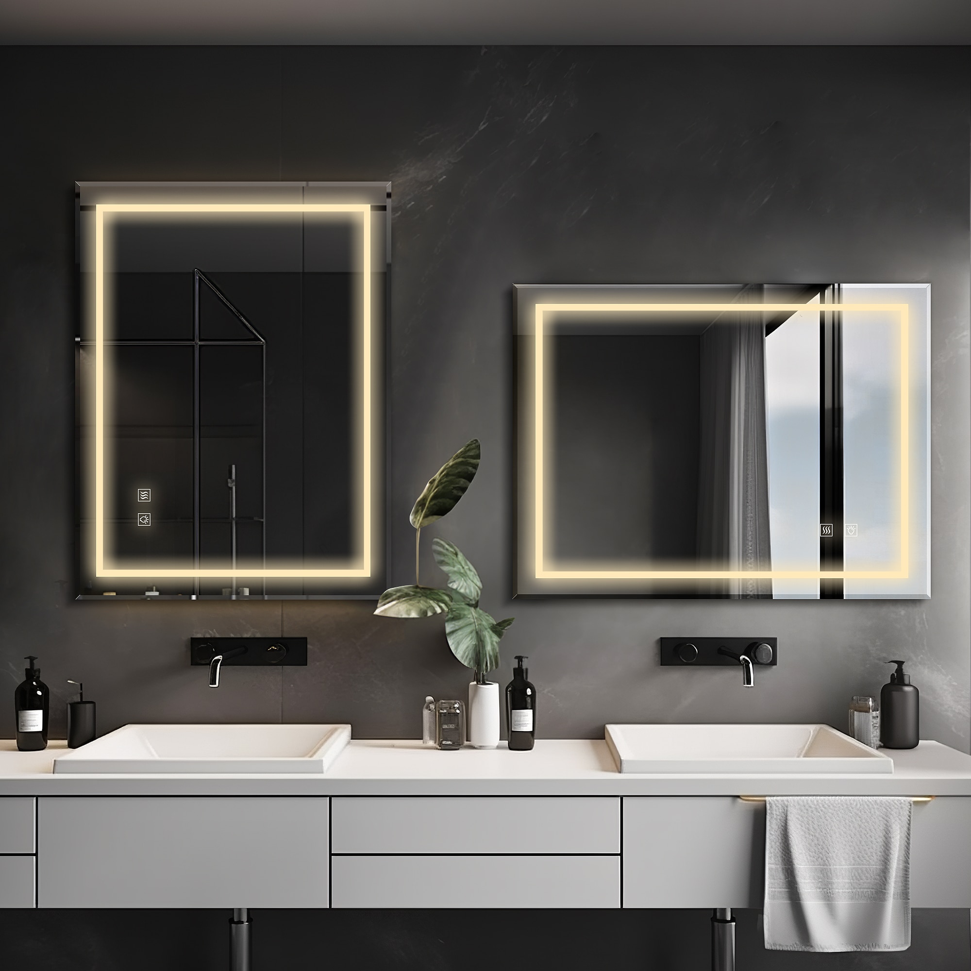 Dovelina LS-A-MR03066 Framed-Bath-Mirrors - View #4