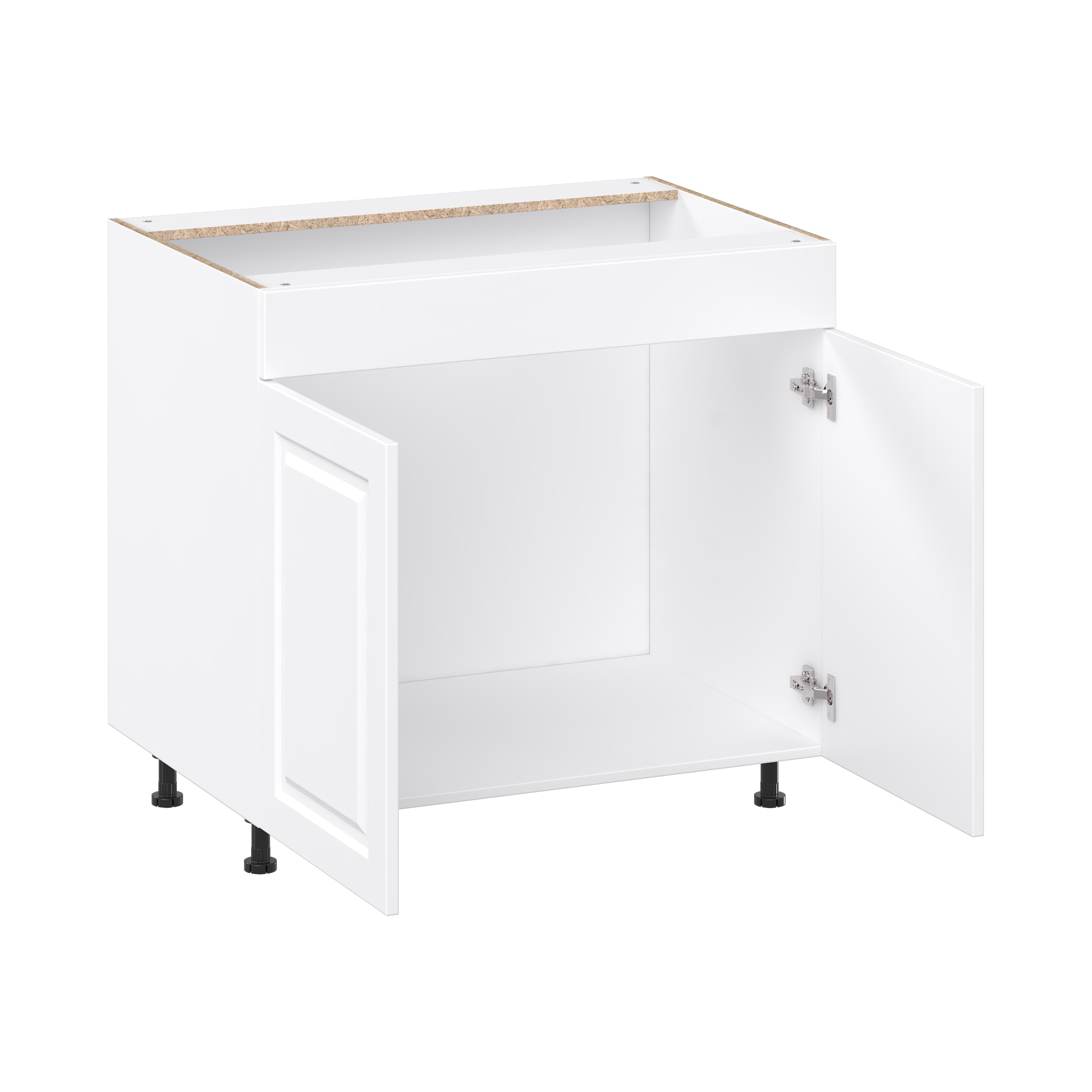 Project Source Cheyenne White 60-in W x 34.5-in H x 24.56-in D