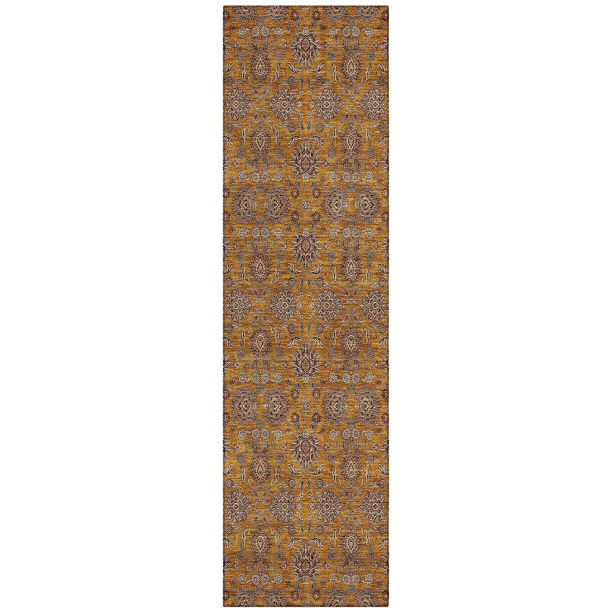 Addison Rugs ACN702CP2X8 Chantille ACN702CP 2 x 7 (ft) Polyester Copper Rectangular Indoor/Outdoor Geometric Machine washable Area rug