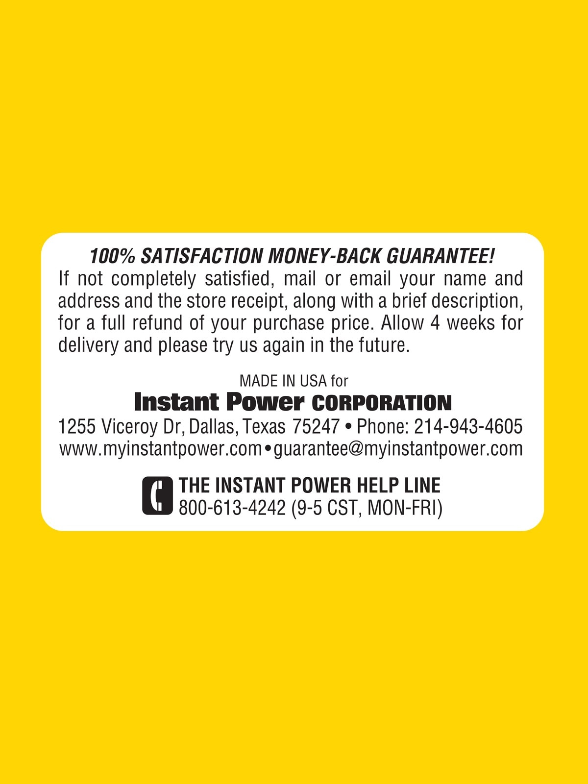 Instant Power Heavy Duty Drain Opener (Grey Bottle) - Instant Power