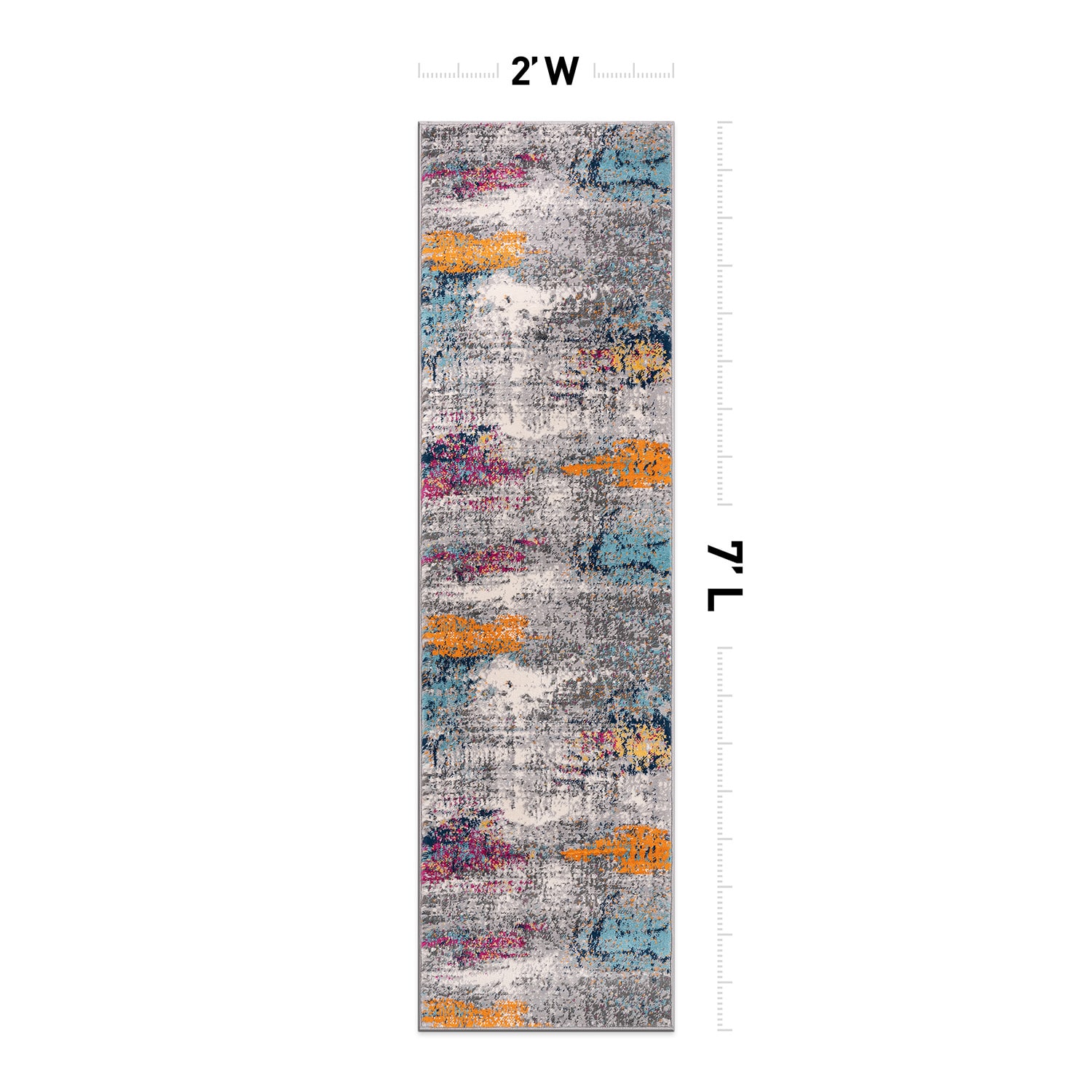World Rug Gallery 4051MULTI2X7 rugs - View #2