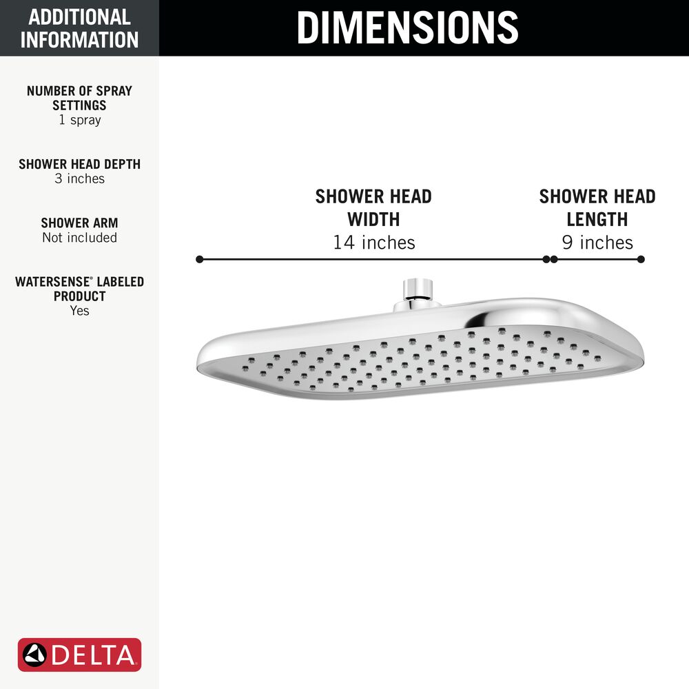 Delta 52215-PR Fixed-Showerhead - View #3